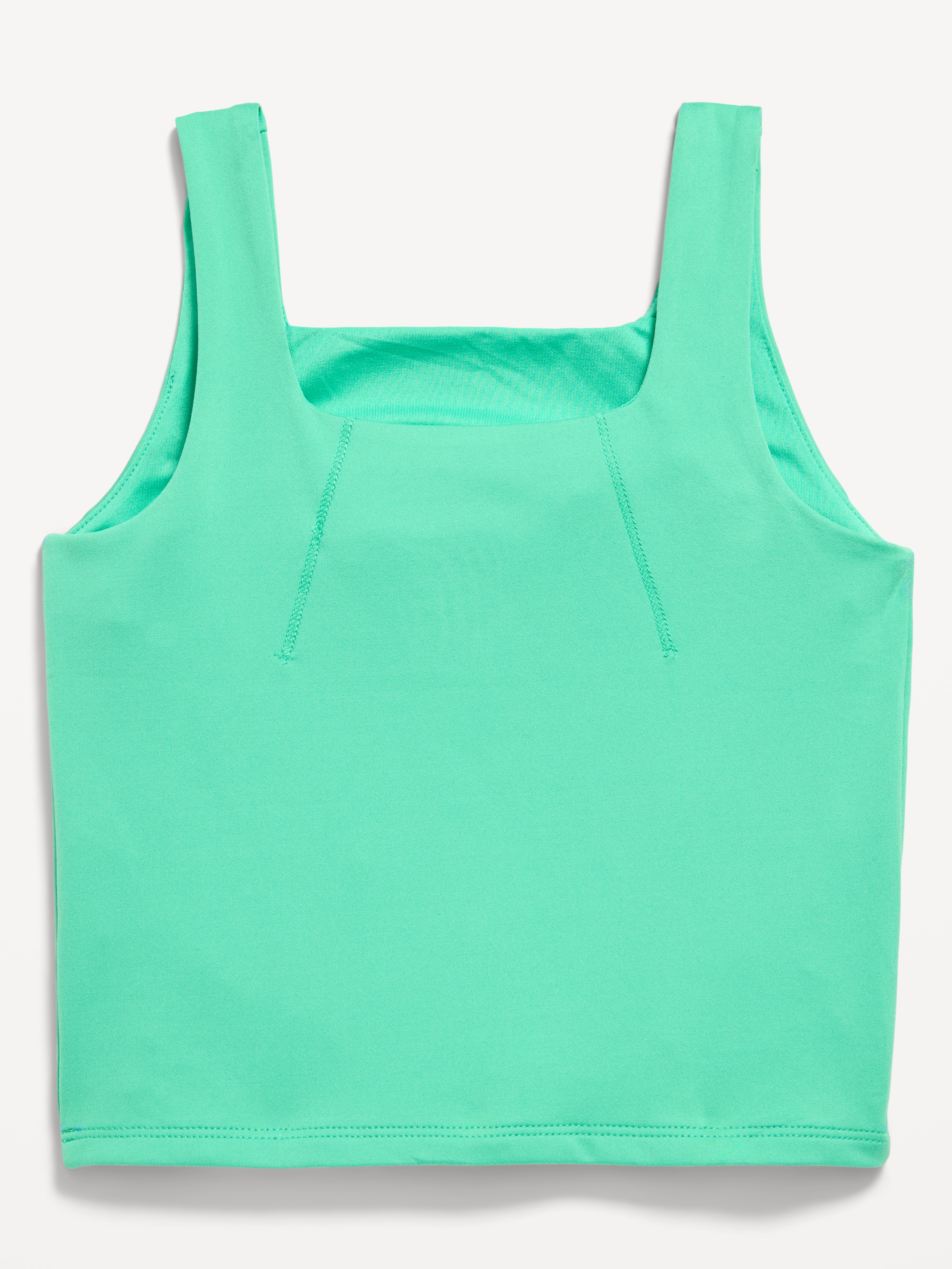 StudioSmooth Longline Sports Bra for Girls - Chrysolite - 4