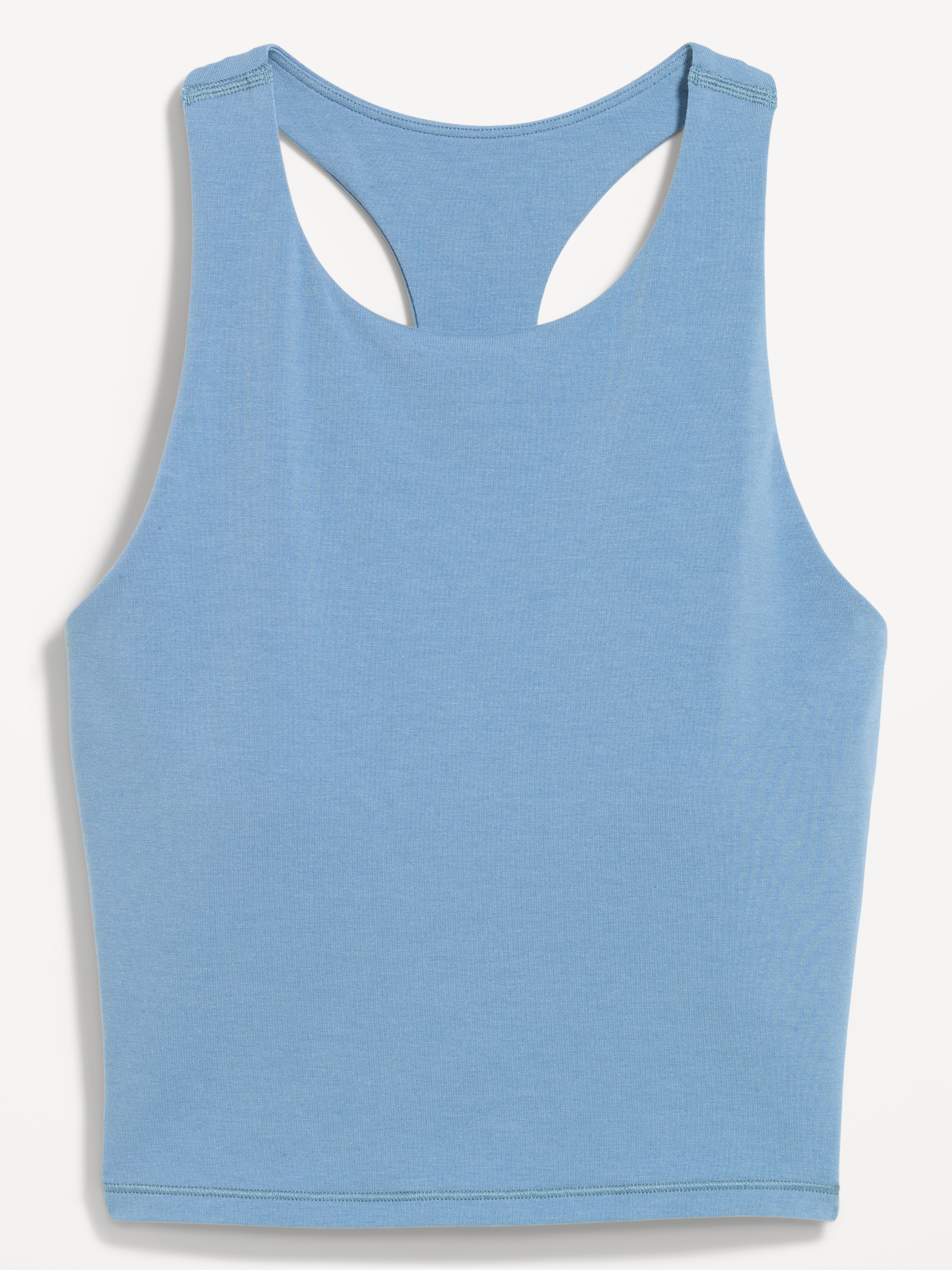 Light Support PowerChill High-Neck Racerback Sports Bra - Naturalist Blue - 3