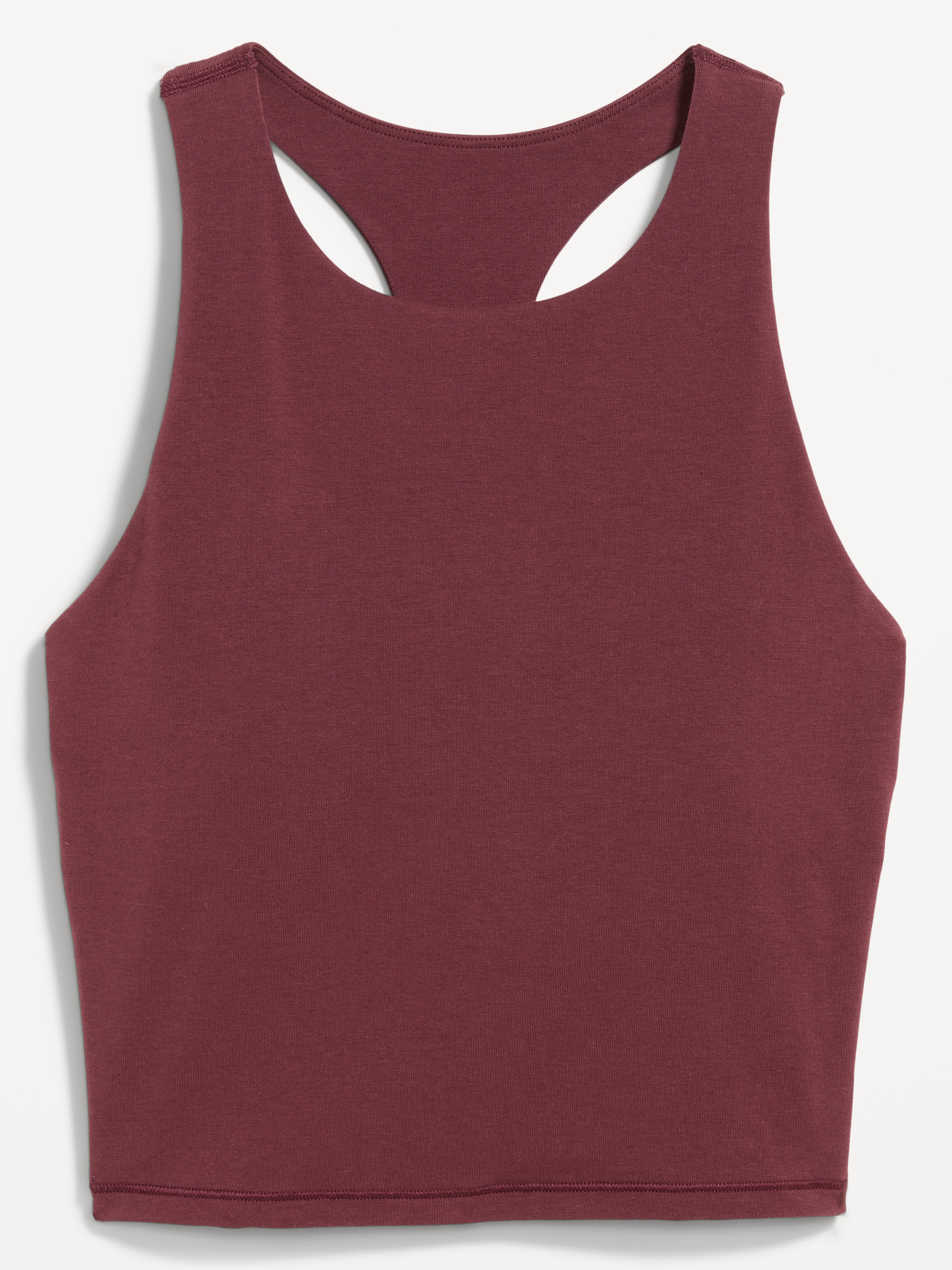 Light Support PowerChill High-Neck Racerback Sports Bra - Wine Tasting - 4