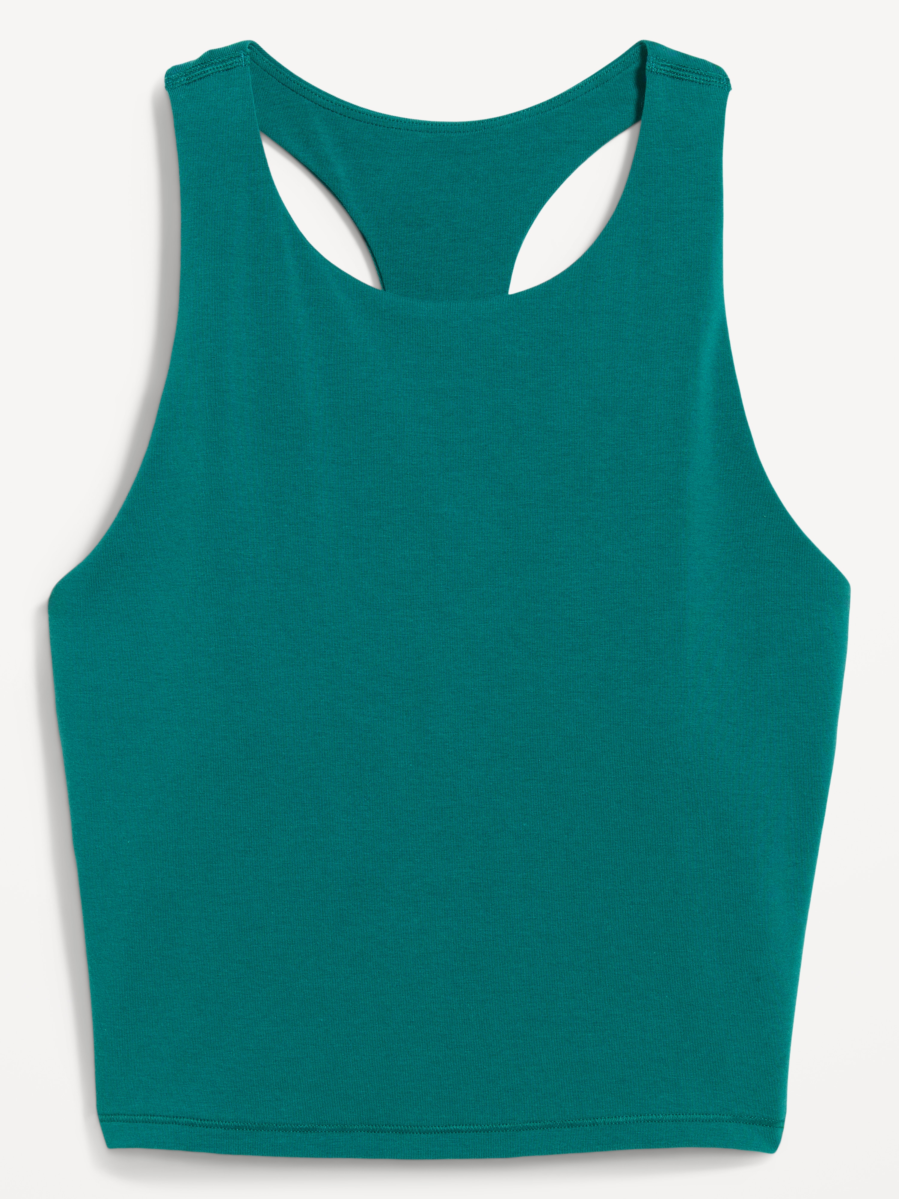 Light Support PowerChill High-Neck Racerback Sports Bra - Deep Lagoon - 4