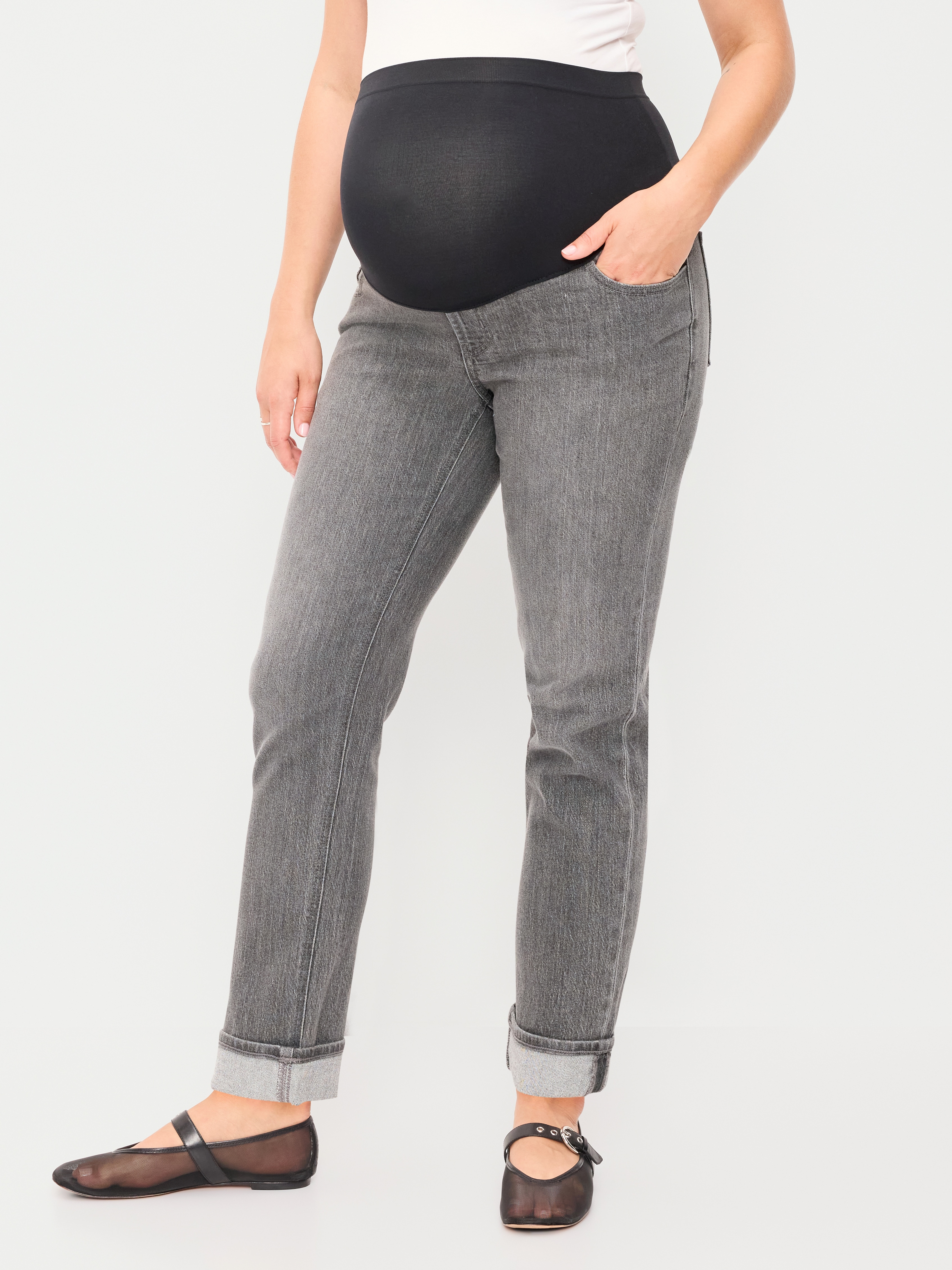 Maternity Full Panel Wow Boyfriend Jeans - Soho - 2