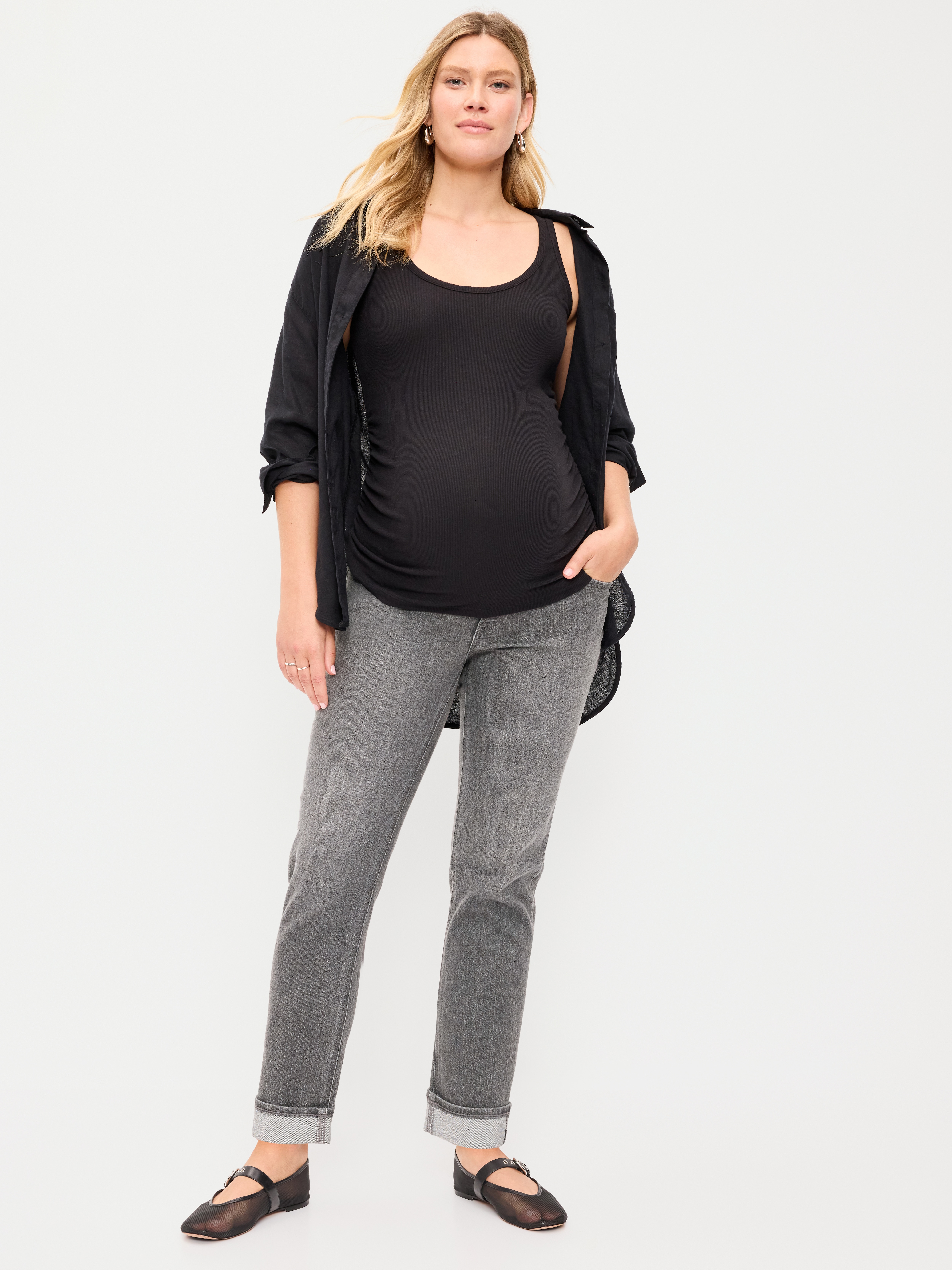 Maternity Full Panel Wow Boyfriend Jeans - Soho - 1