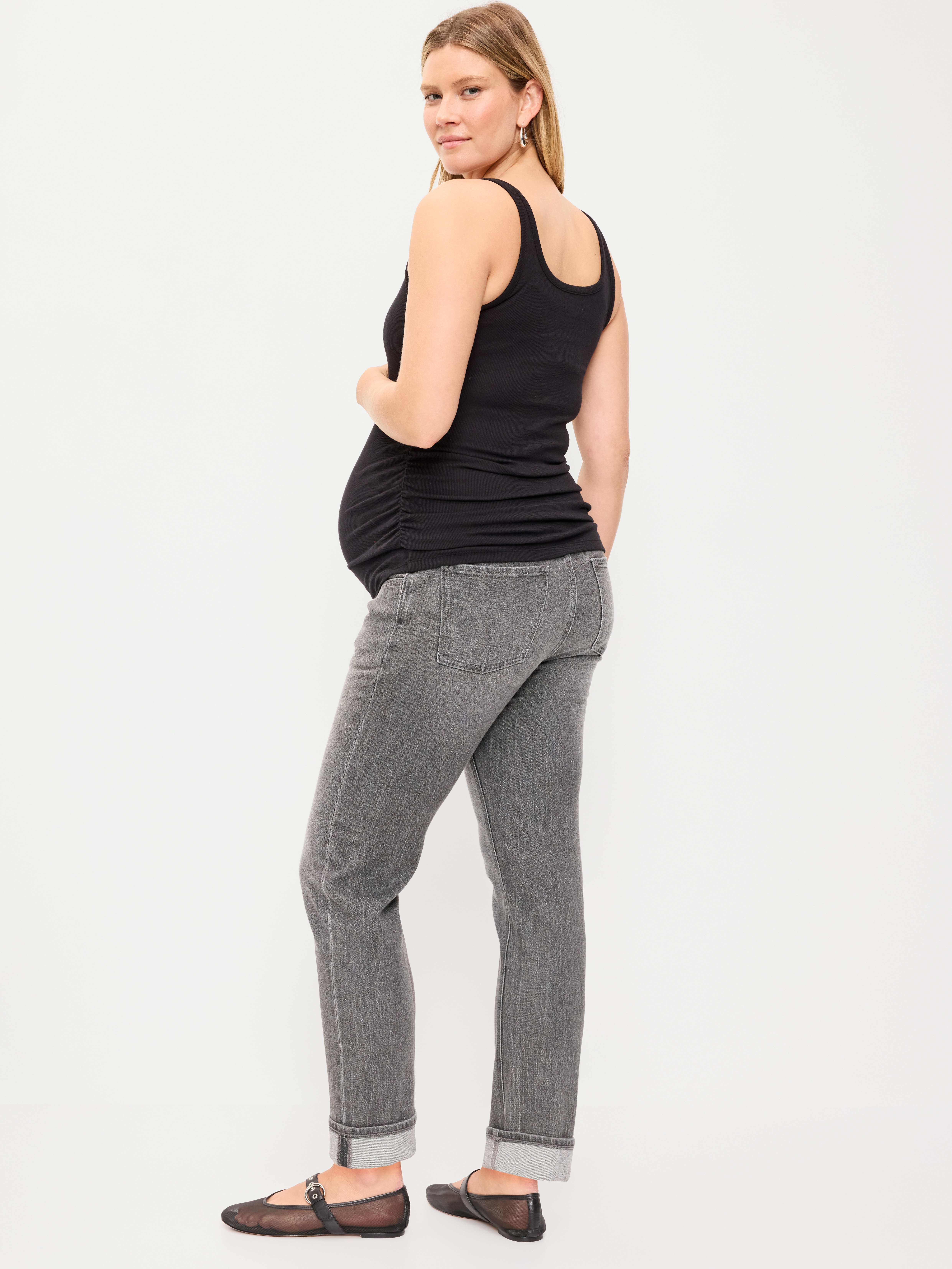 Maternity Full Panel Wow Boyfriend Jeans - Soho - 3
