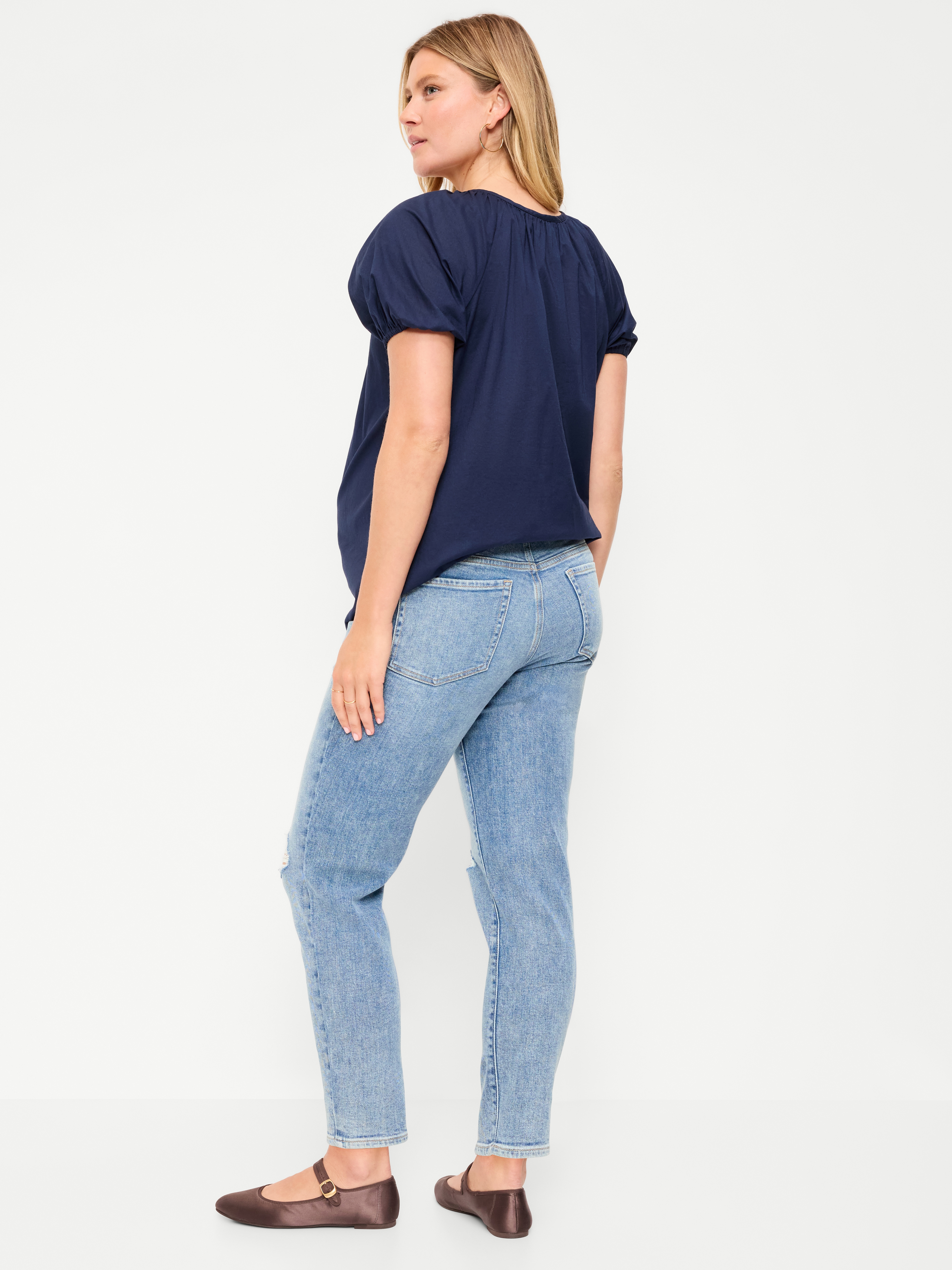 Maternity Full-Panel OG Straight Jeans - Cerys - 3