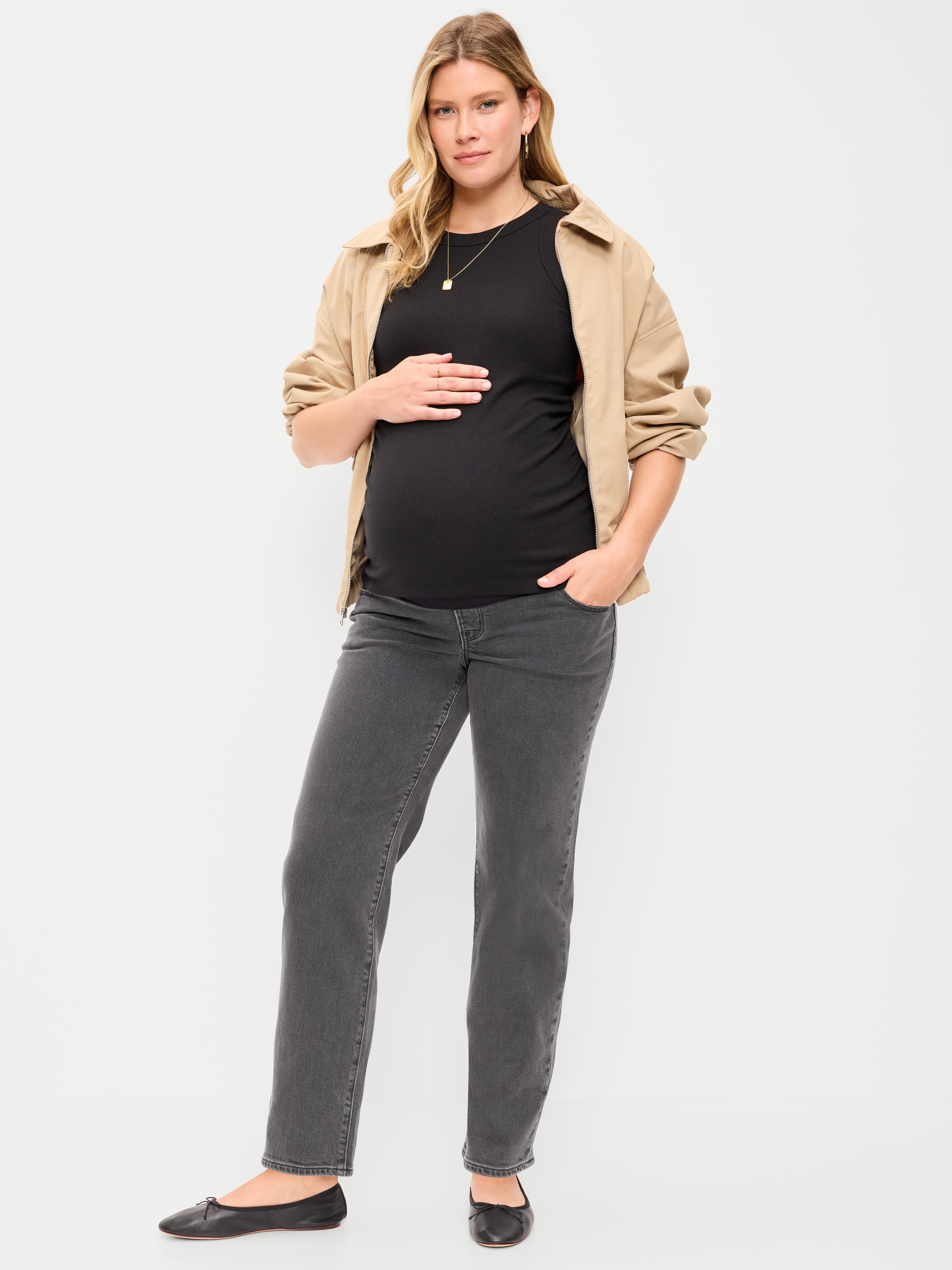 Maternity Full-Panel OG Loose Jeans - Orion - 1
