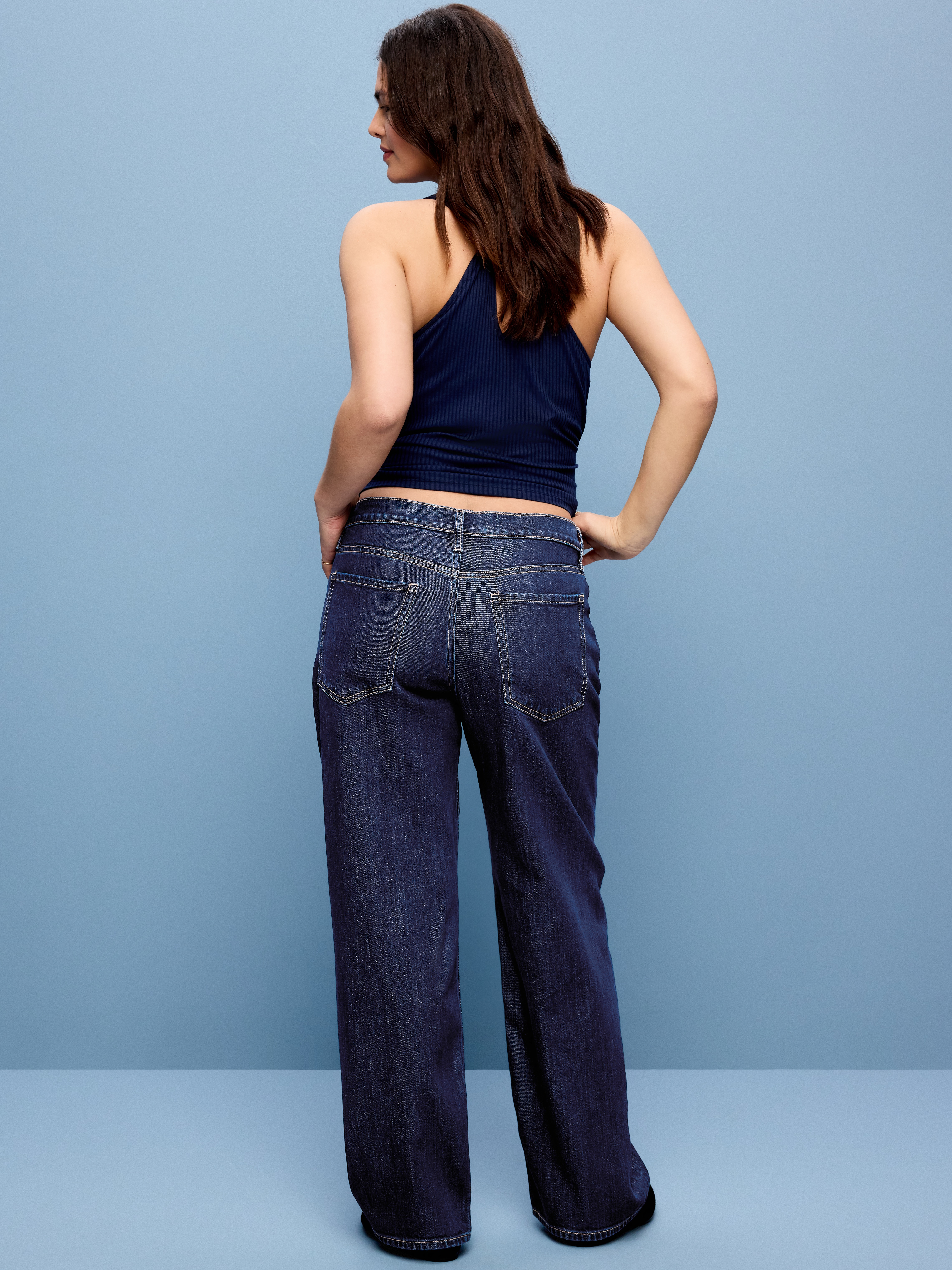 Low-Rise Loose Jeans - Heritage Fade - 6