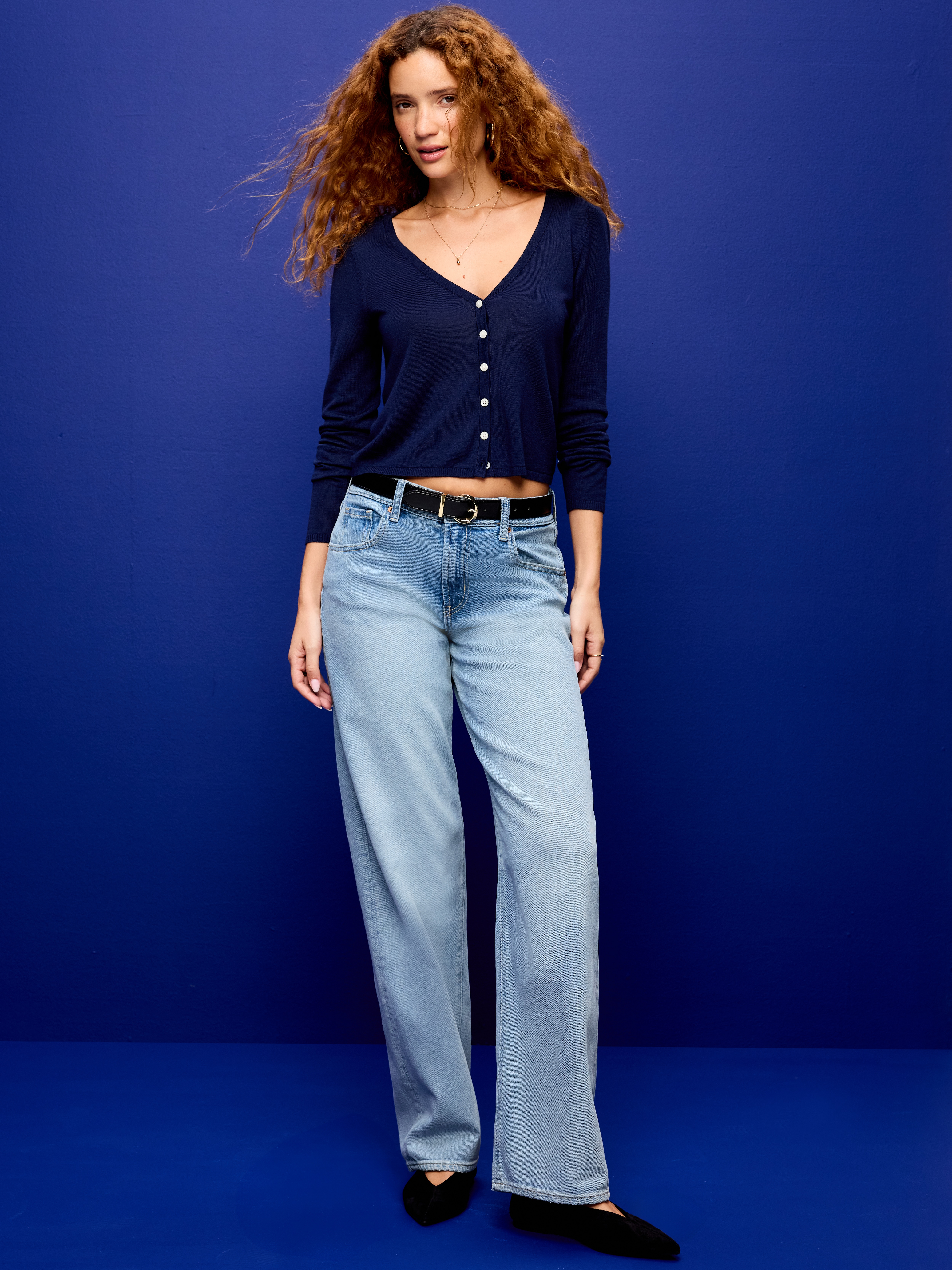 Low-Rise Loose Jeans - Miami - 1