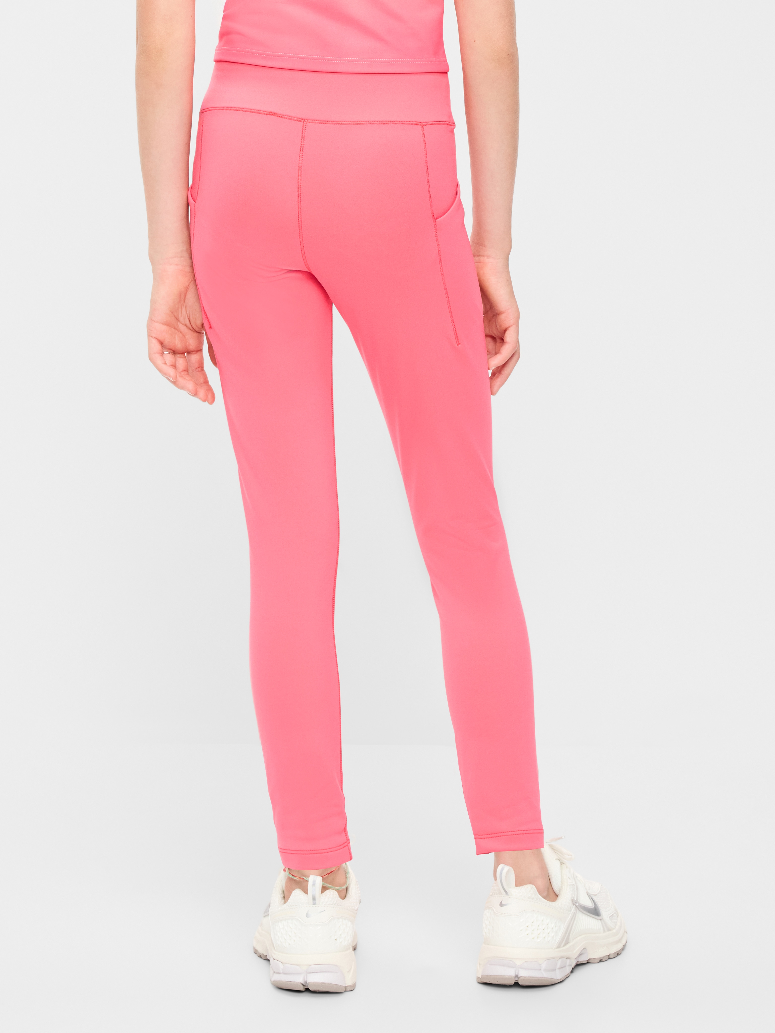 High-Waisted StudioSmooth 7/8 Leggings for Girls - Daylily - 2