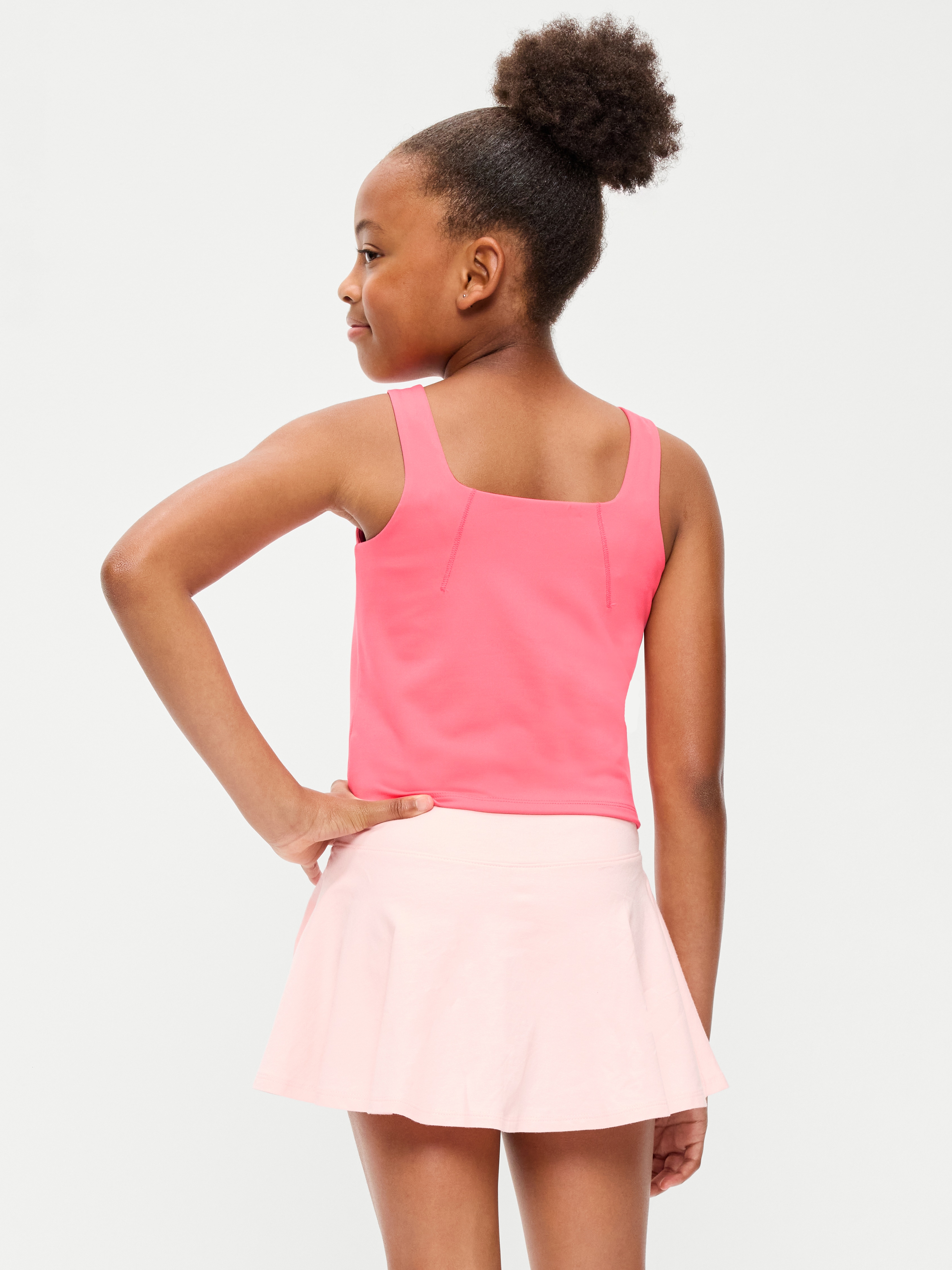 StudioSmooth Longline Sports Bra for Girls - Daylily - 2