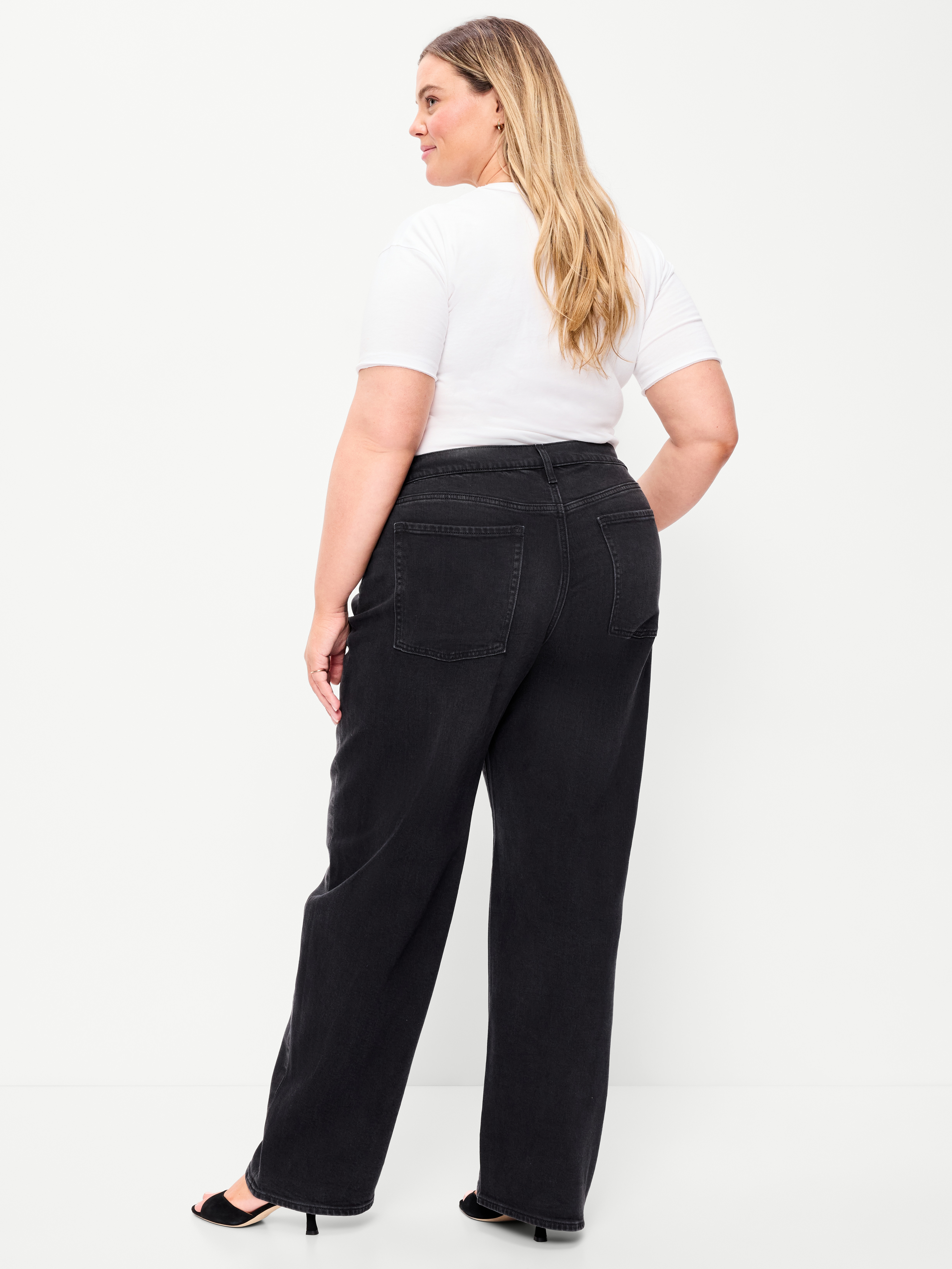 Low-Rise Loose Jeans - Autumn Night - 8