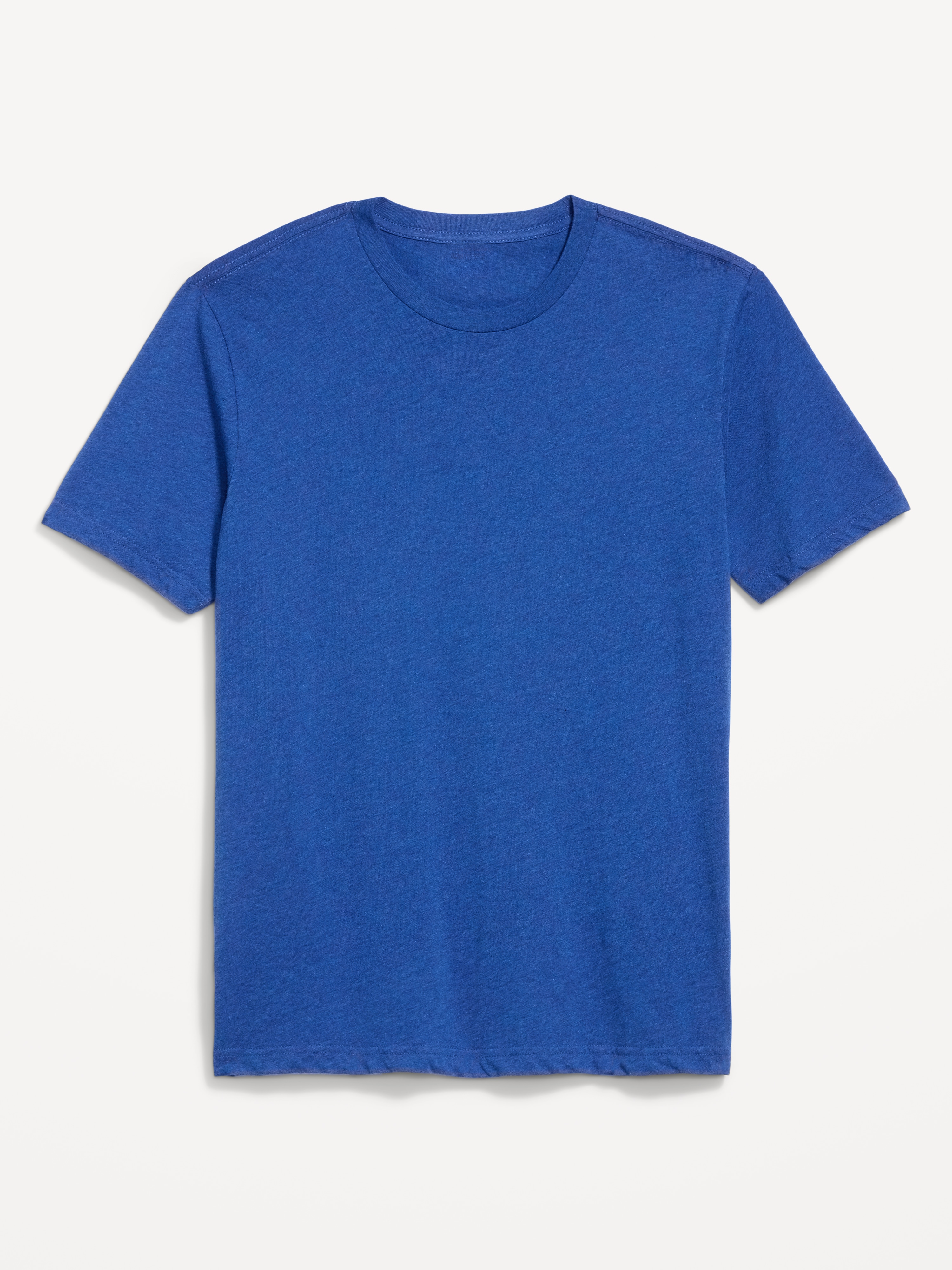 Soft-Washed Crew-Neck Short-Sleeve Tee - Pacific Blue - 4