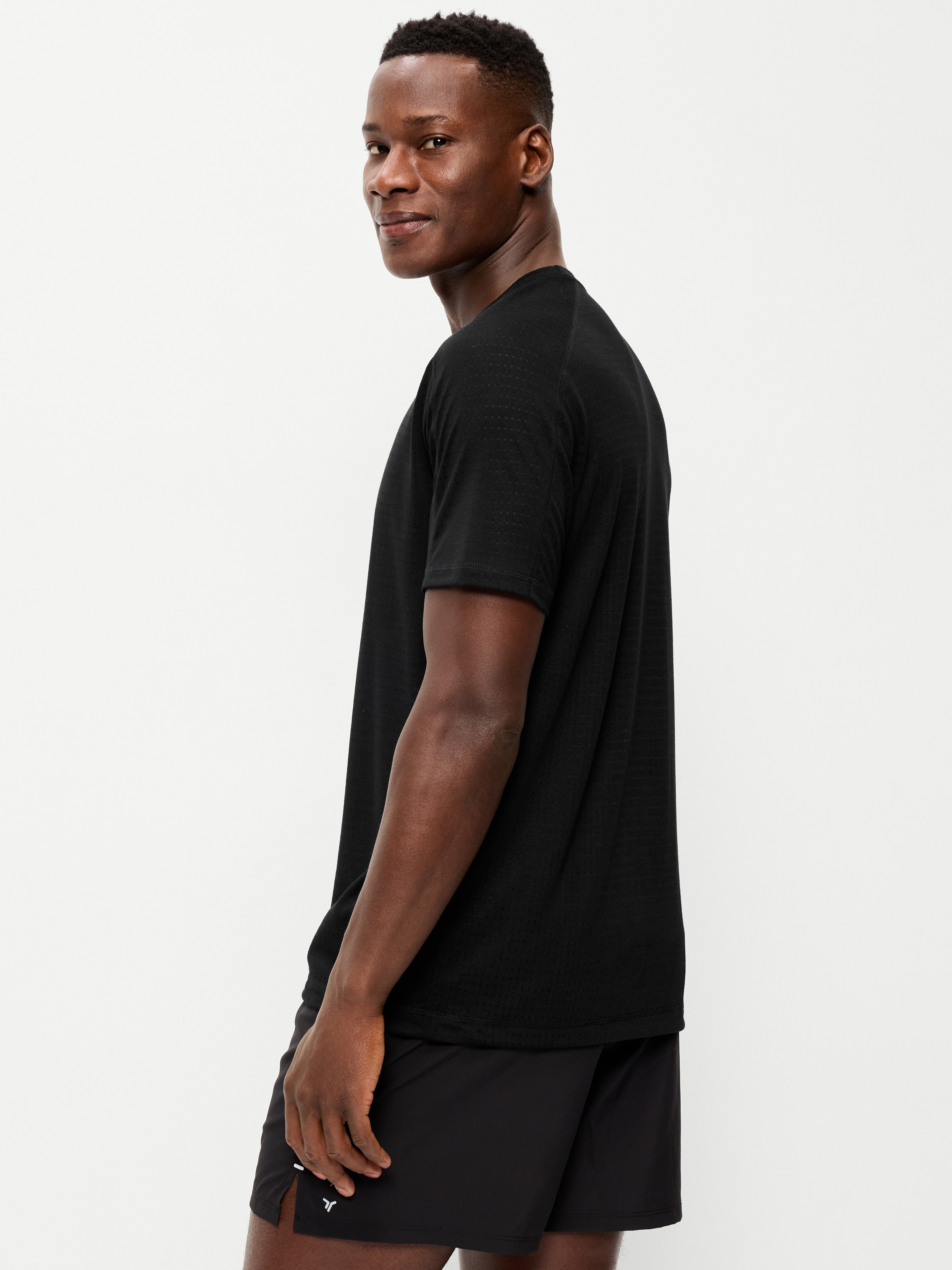 Relaxed Mesh T-Shirt - Black Jack - 2