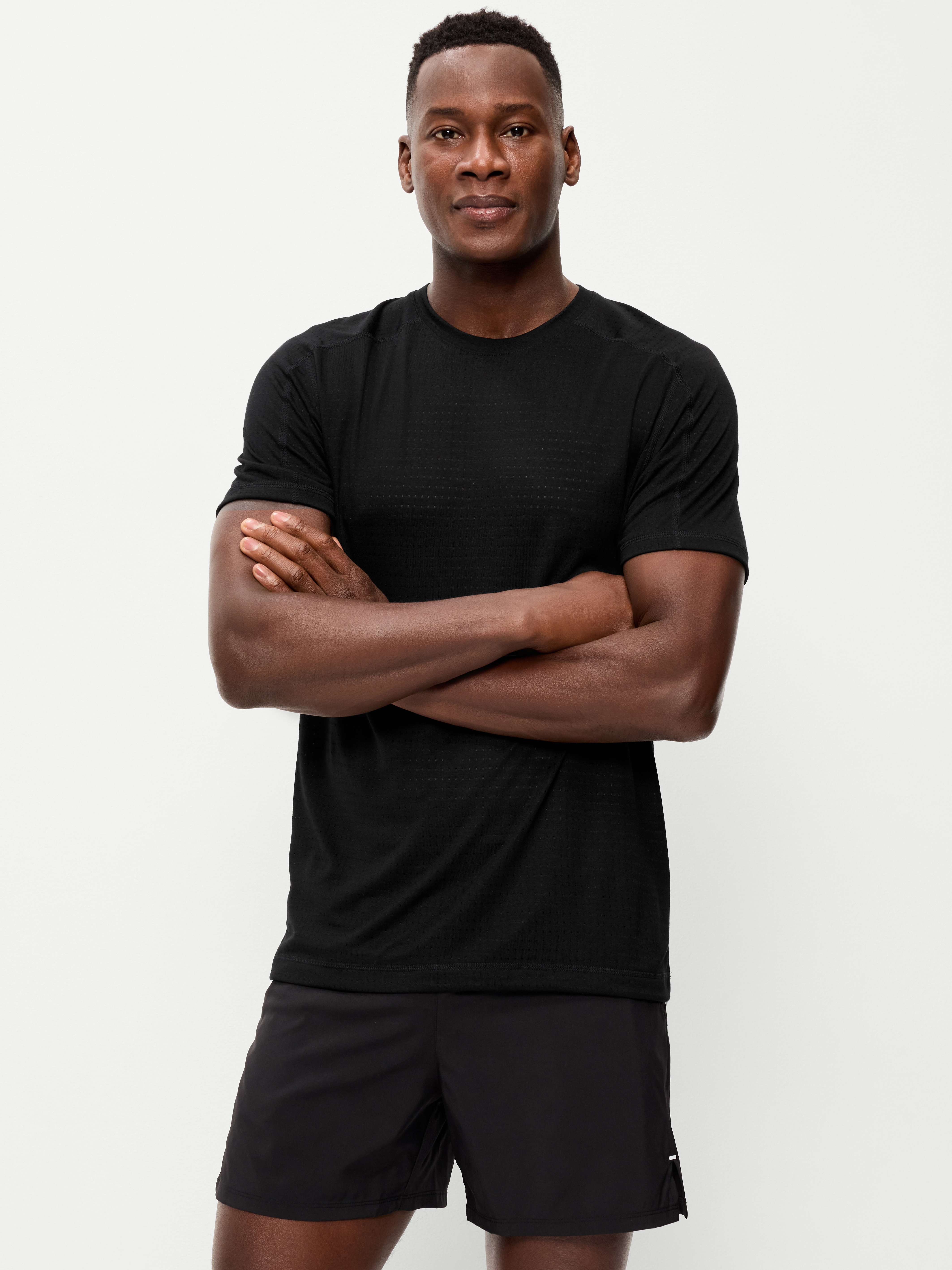 Relaxed Mesh T-Shirt - Black Jack - 1
