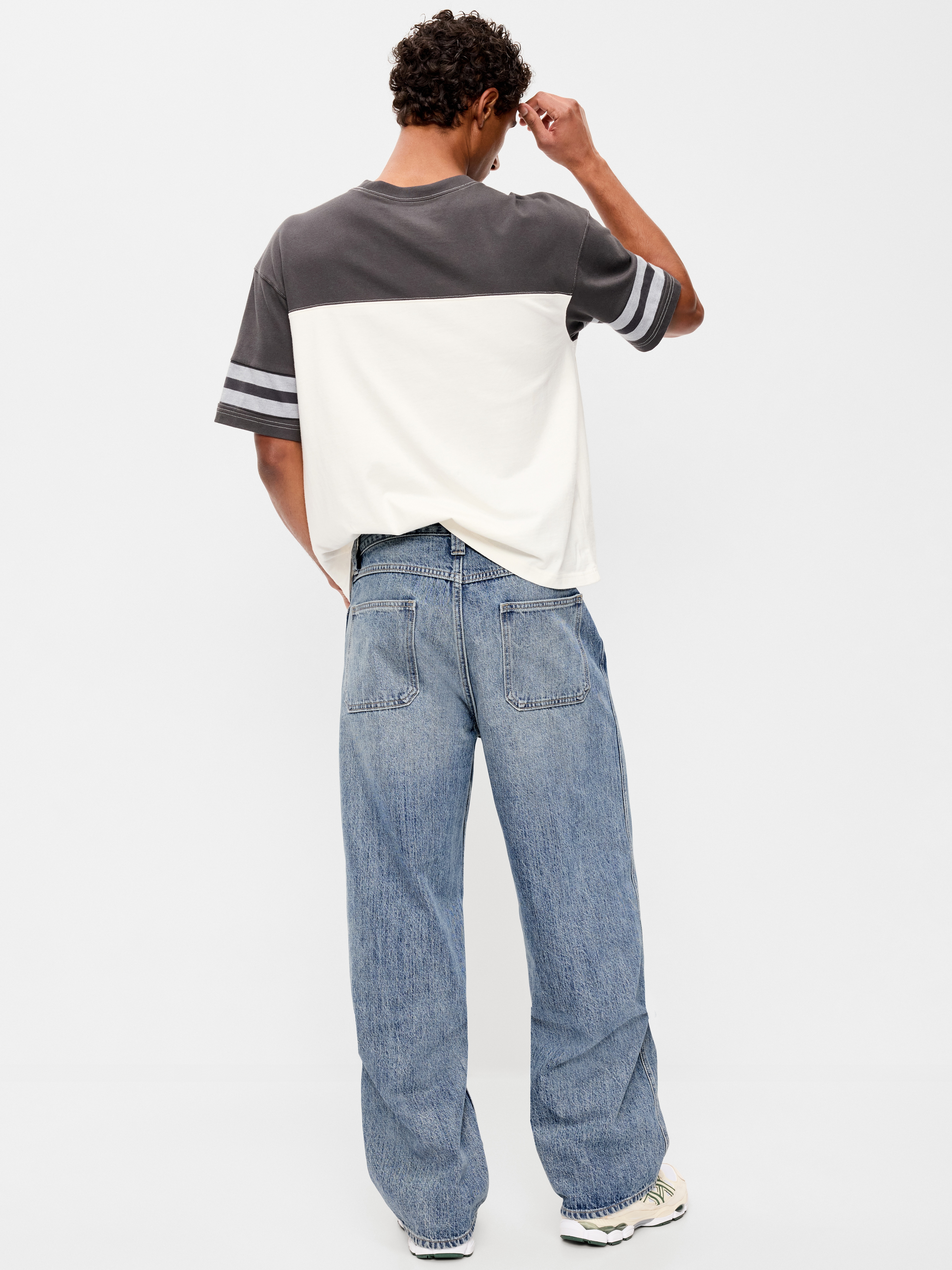 2000s Super Baggy Jeans - Light Wash - 3