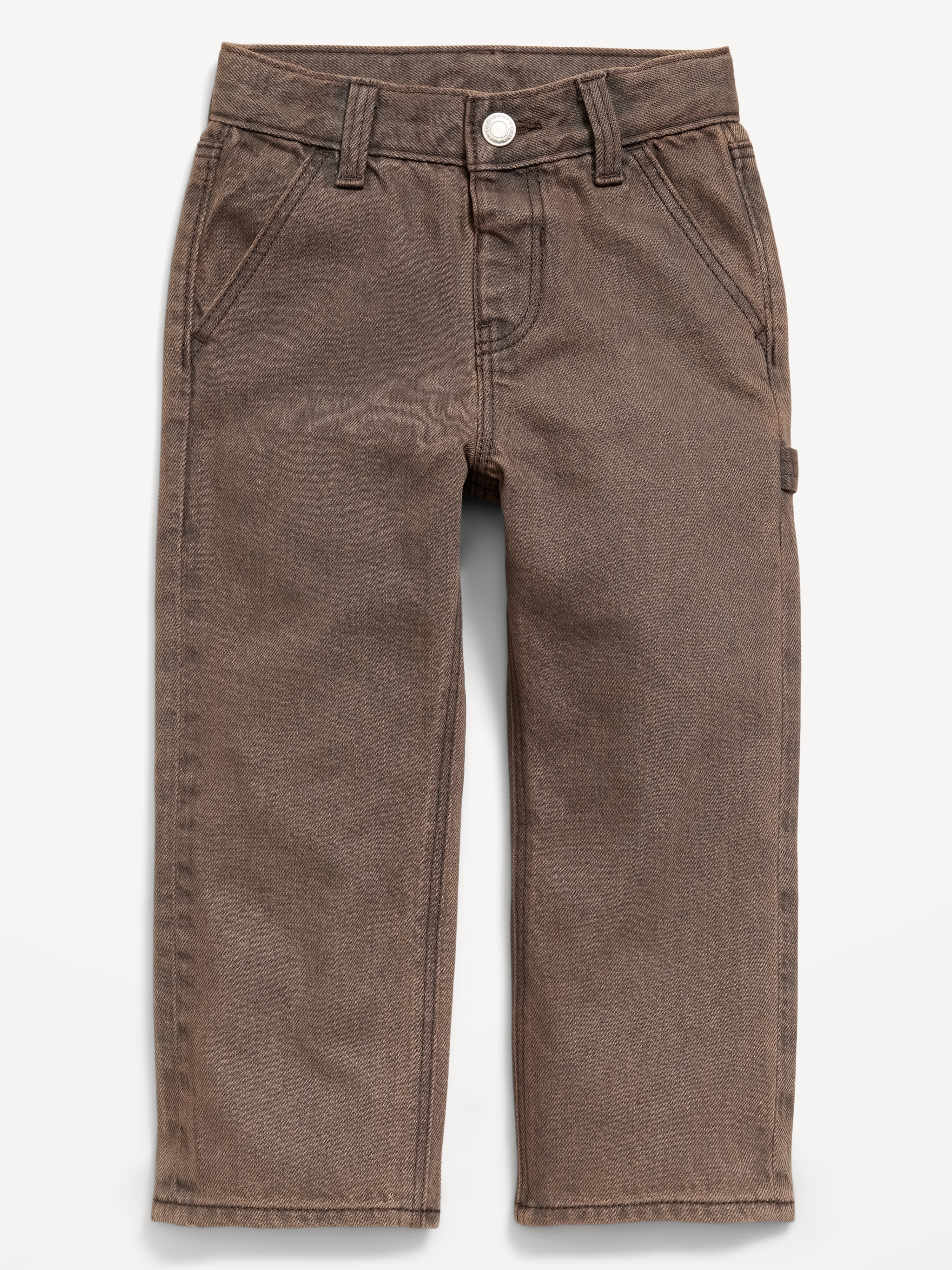 Baggy Jeans for Toddler Boys - Brown Tint - 1