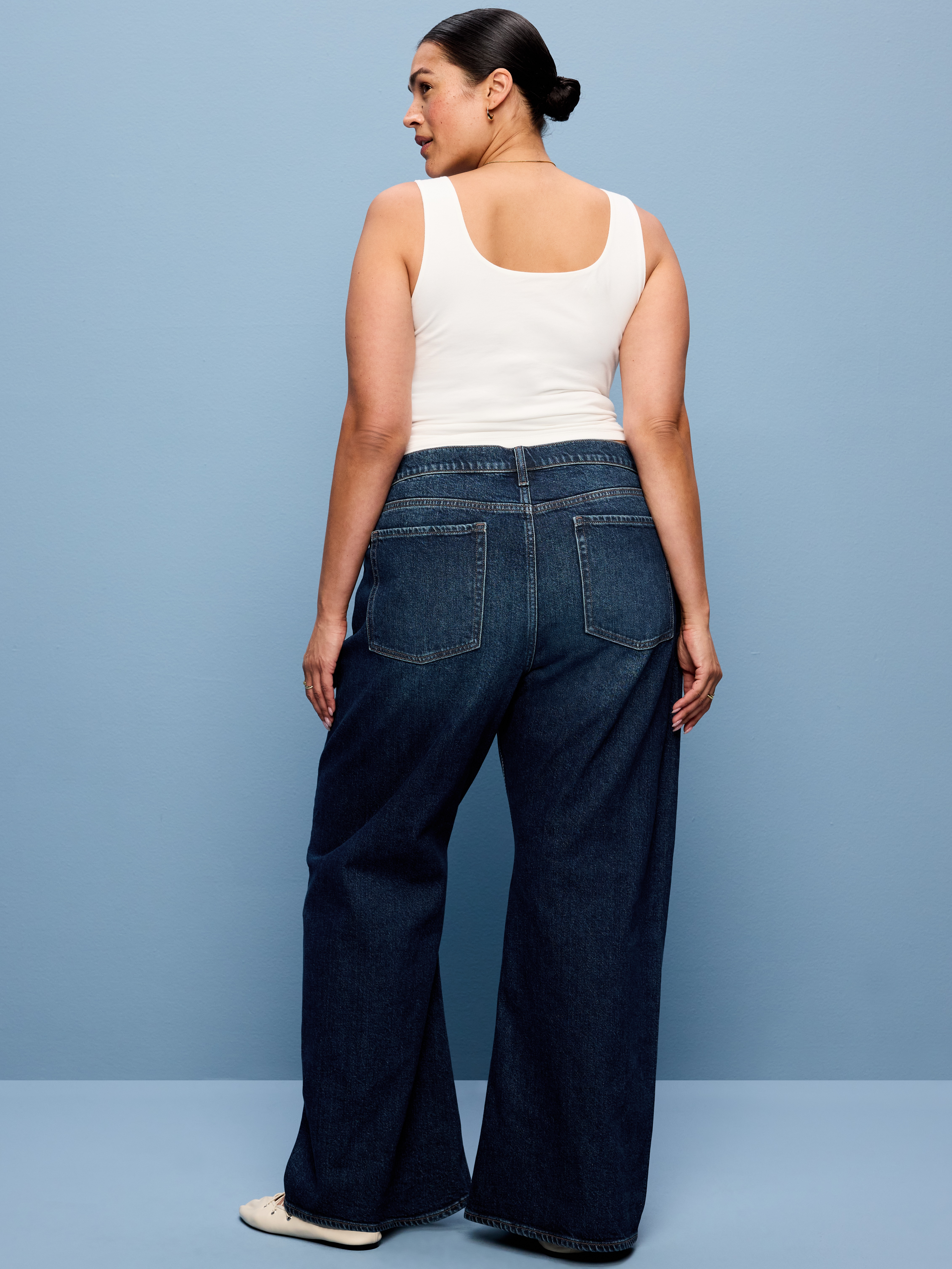 Mid-Rise Twisted-Seam Flare Jeans - Savannah - 9