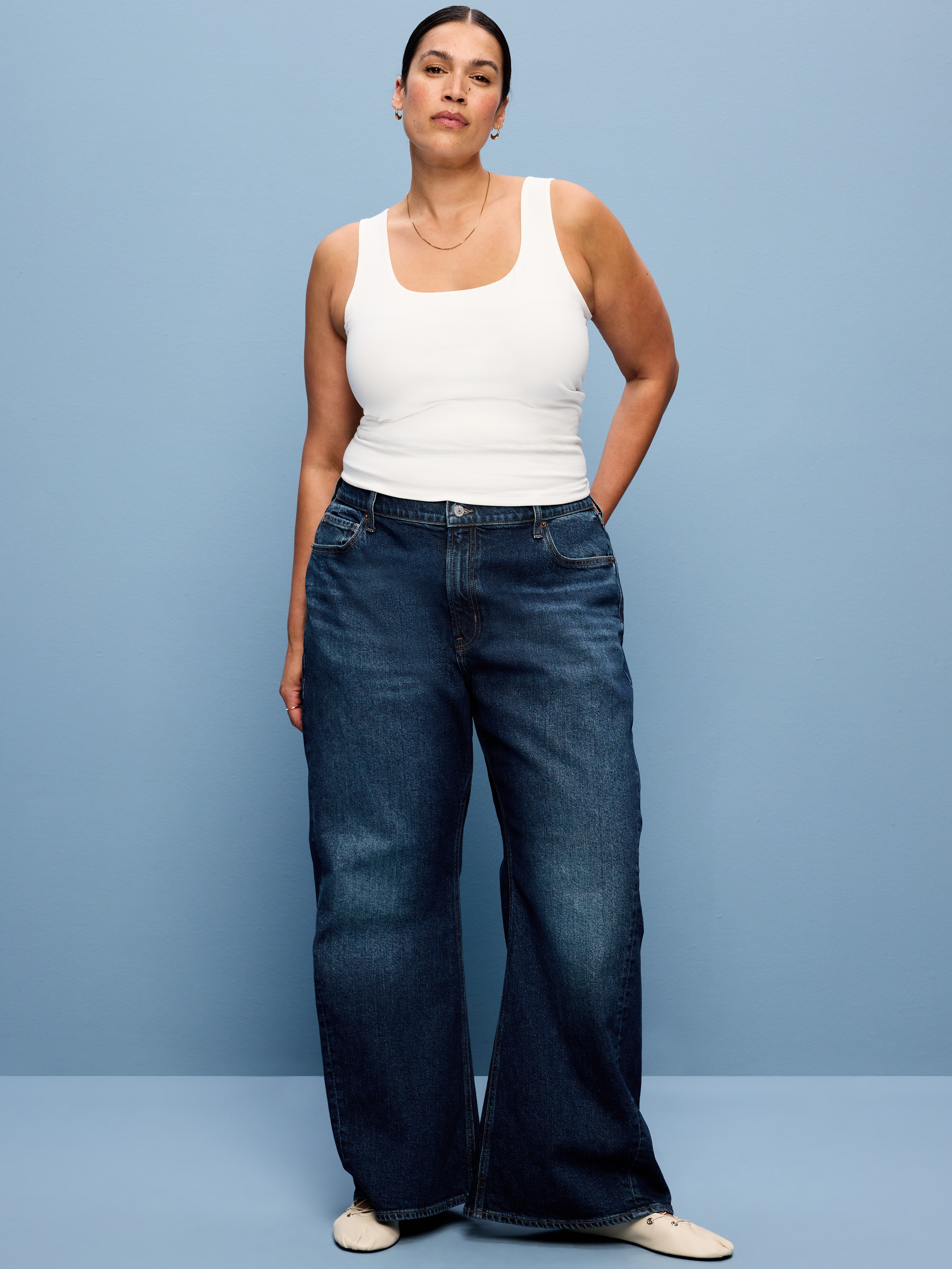 Mid-Rise Twisted-Seam Flare Jeans - Savannah - 8
