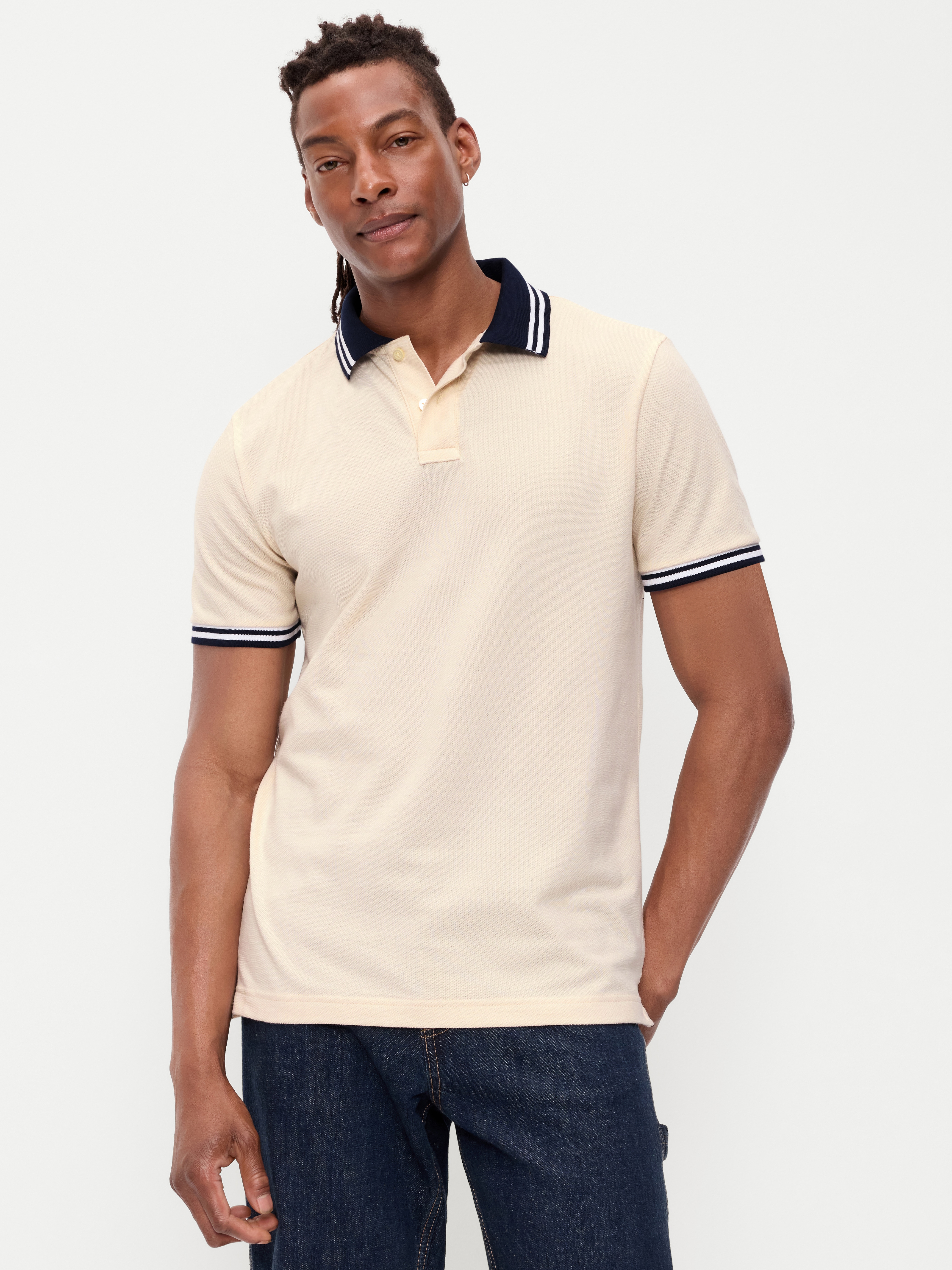 Built-In Flex Pro Polo for Men - Howlite - 1