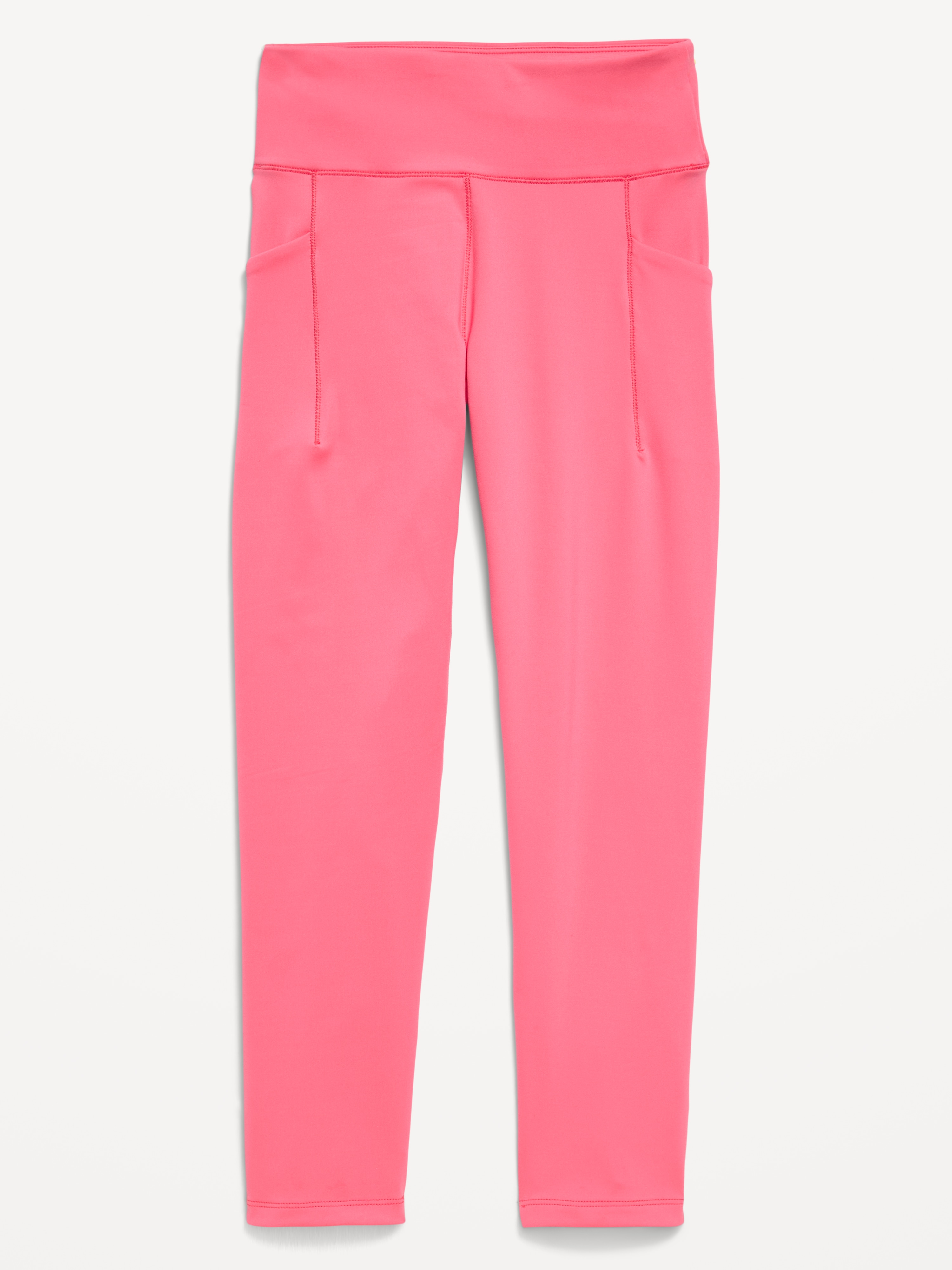 High-Waisted StudioSmooth 7/8 Leggings for Girls - Daylily - 4