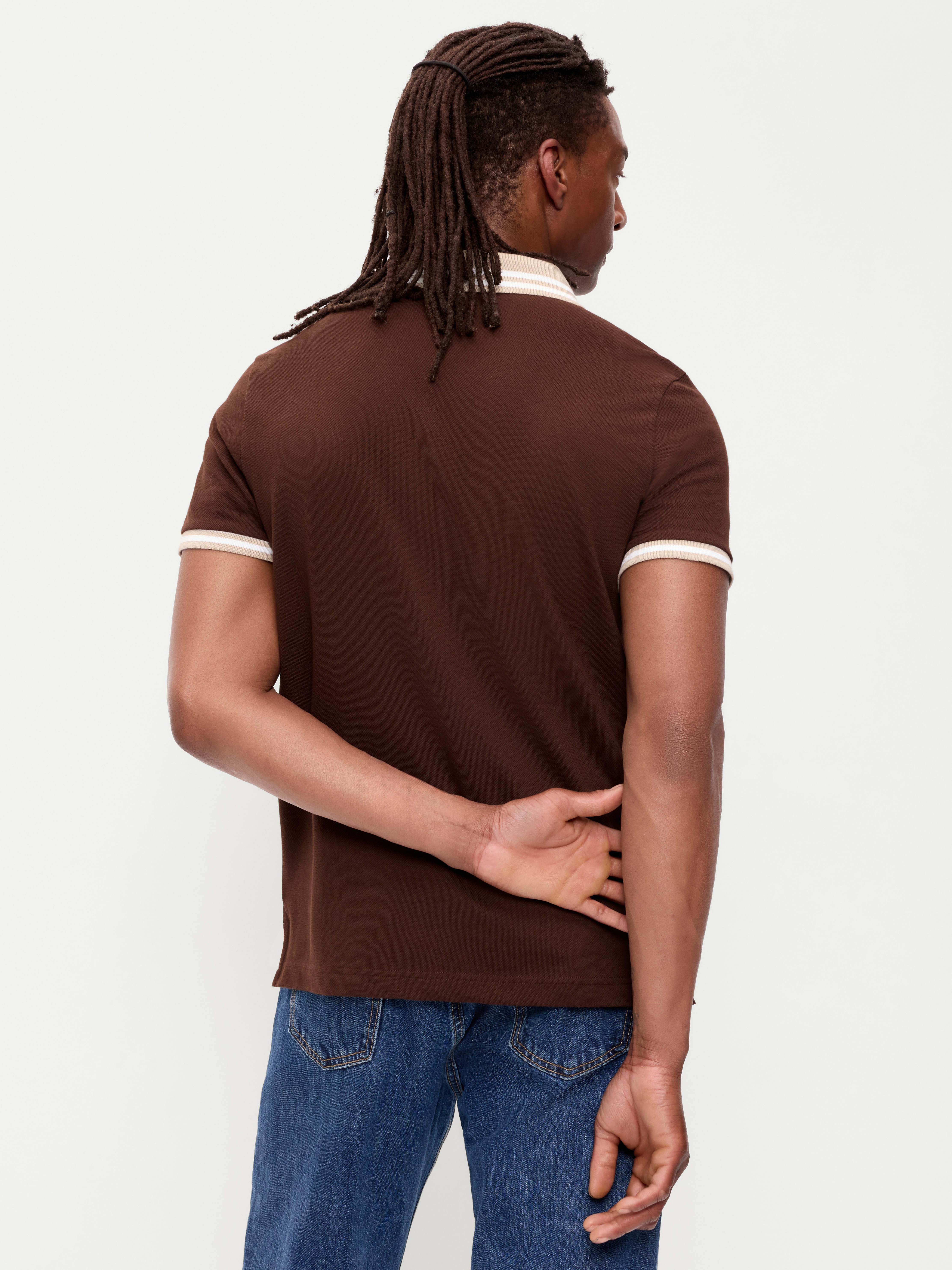 Built-In Flex Pro Polo for Men - Earthen - 2