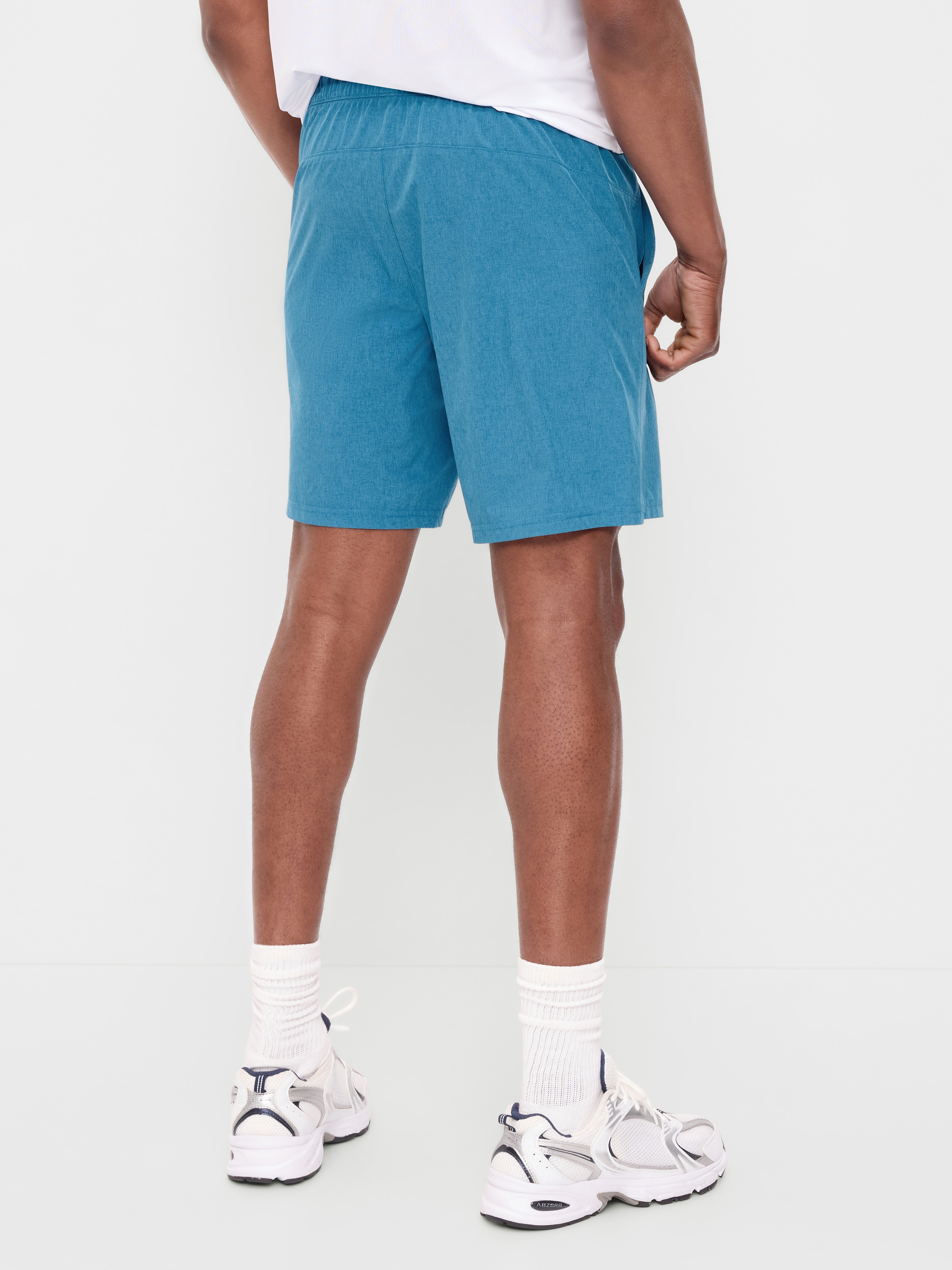 StretchTech Workout Shorts -- 7-inch inseam - Distorted Blue - 2