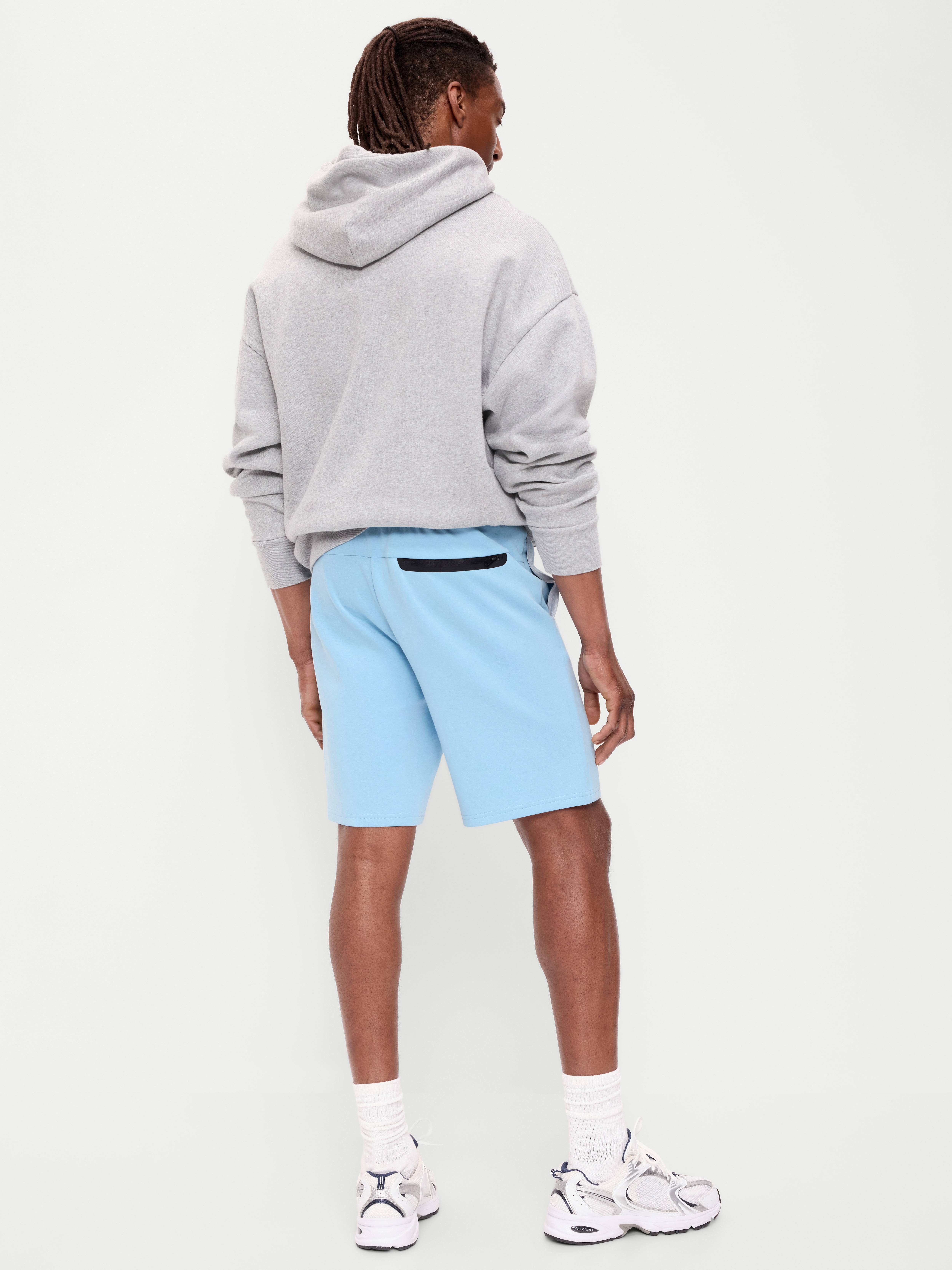 Dynamic Fleece 4.0 Shorts -- 8-inch inseam - Cool Rain - 3