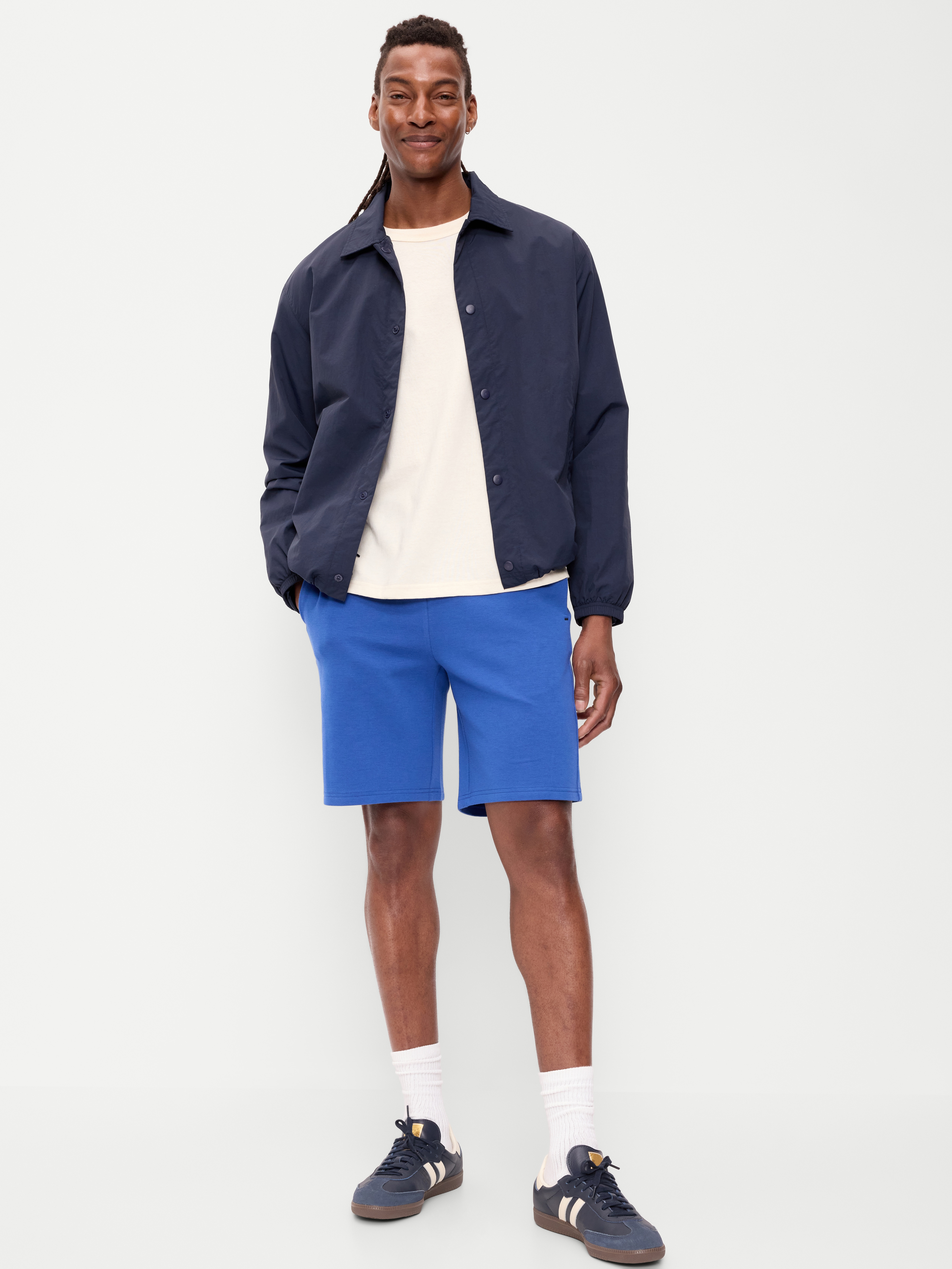 Dynamic Fleece 4.0 Shorts -- 8-inch inseam - Moon Dance - 1