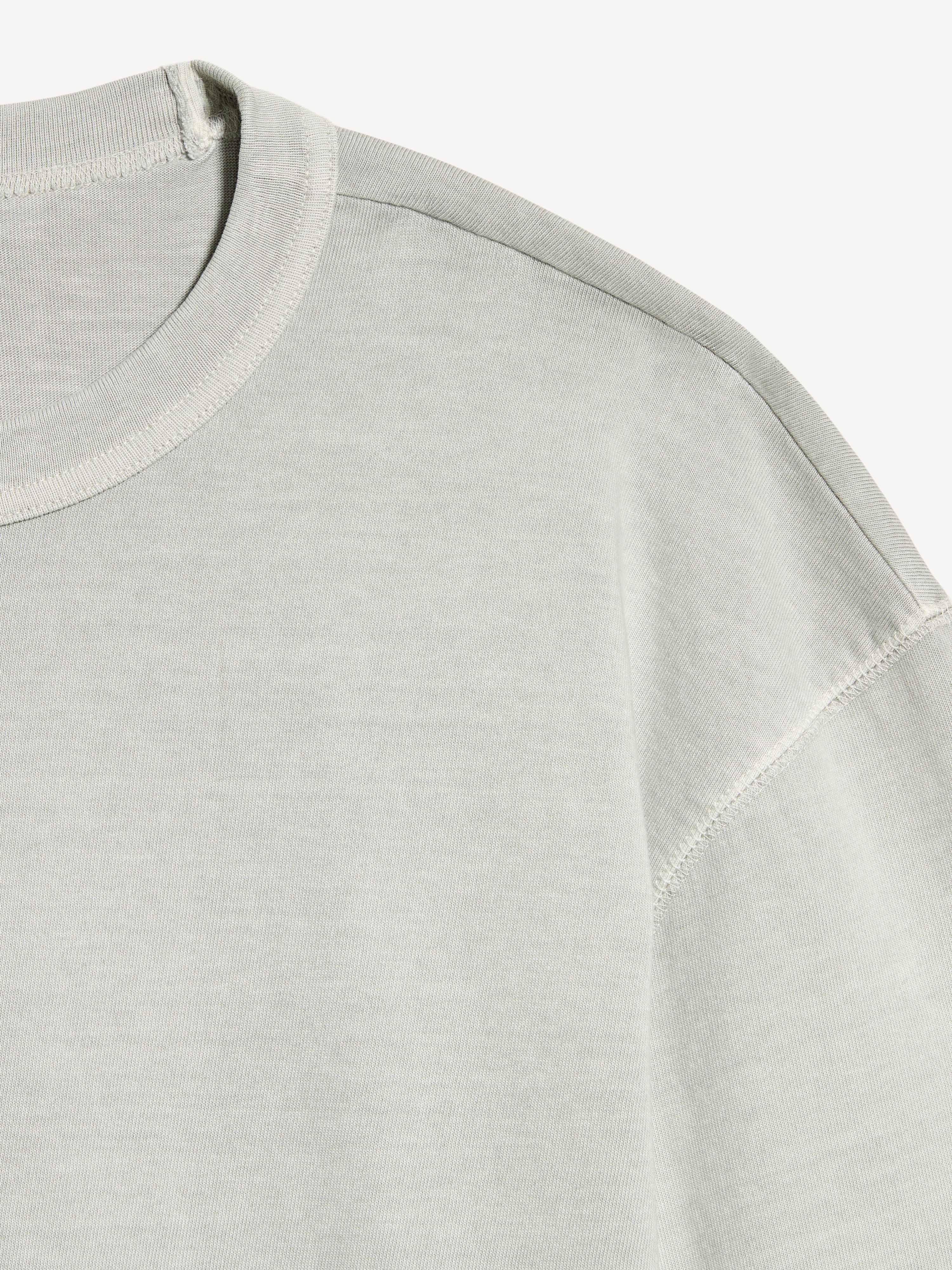 Garment-Dyed Heavyweight Cropped T-Shirt - Windchime - 4