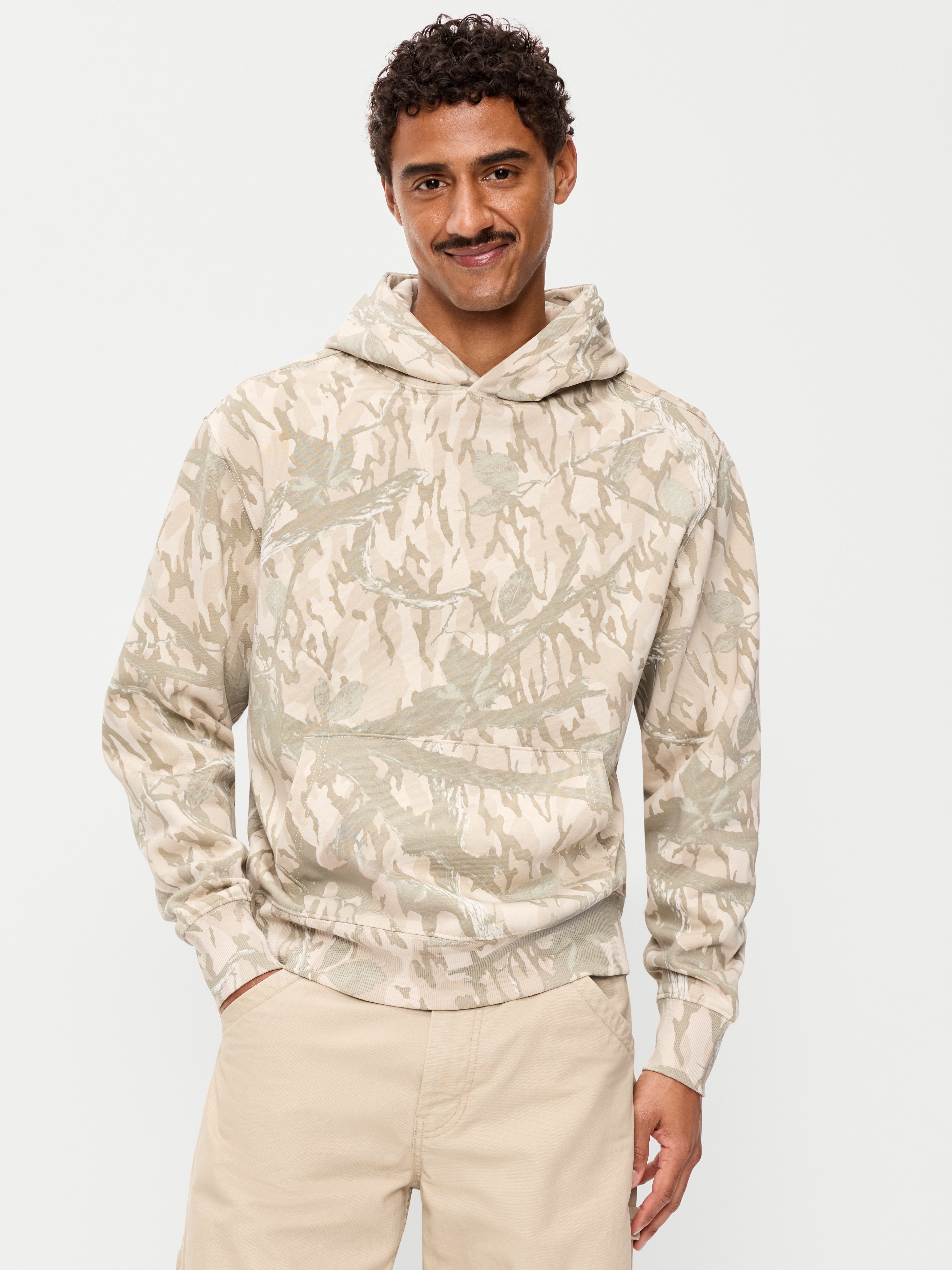 Washed Rotation Hoodie - Khaki Camouflage - 1