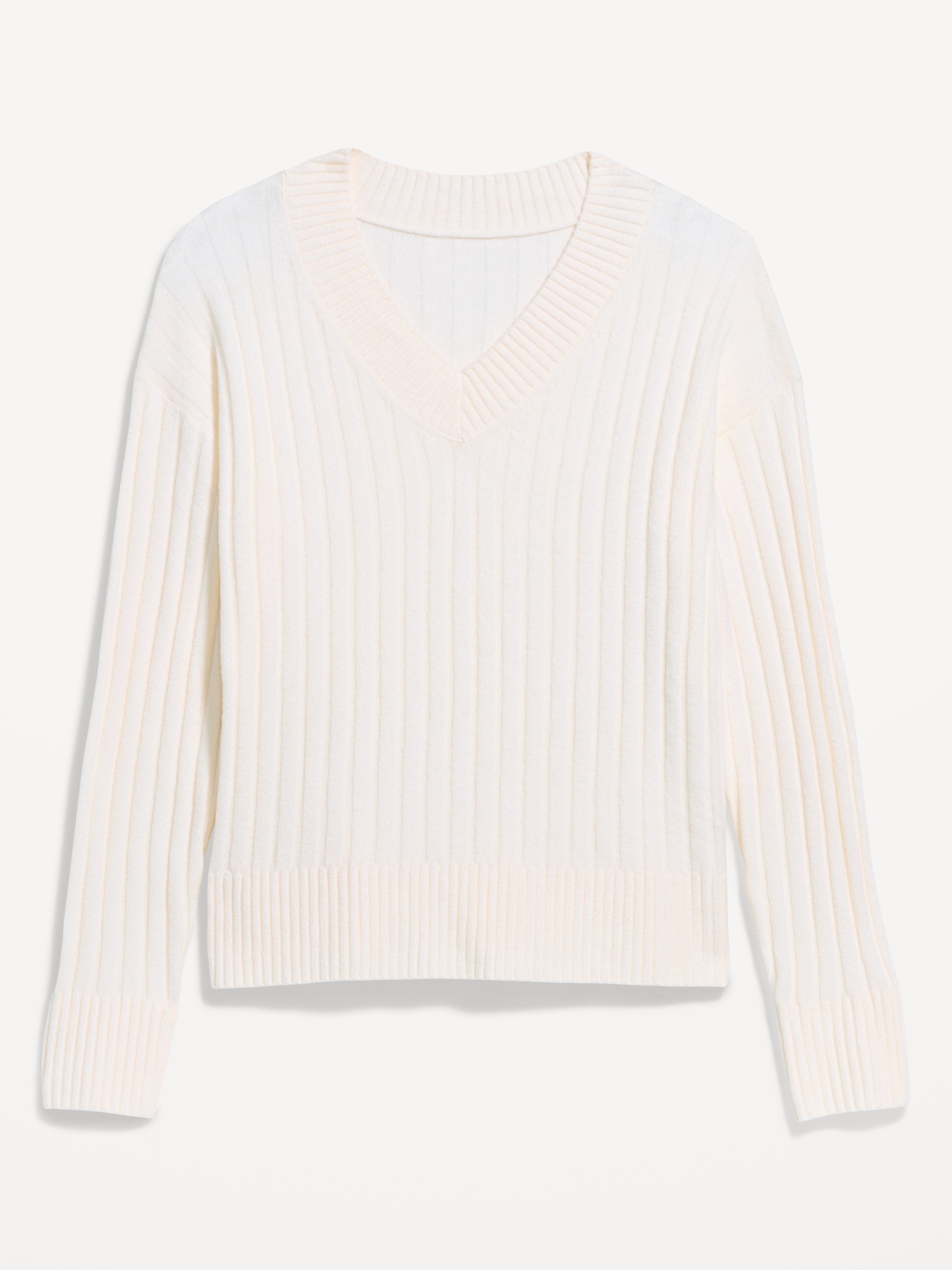 SoSoft V-Neck Sweater - Creme De La Creme - 4