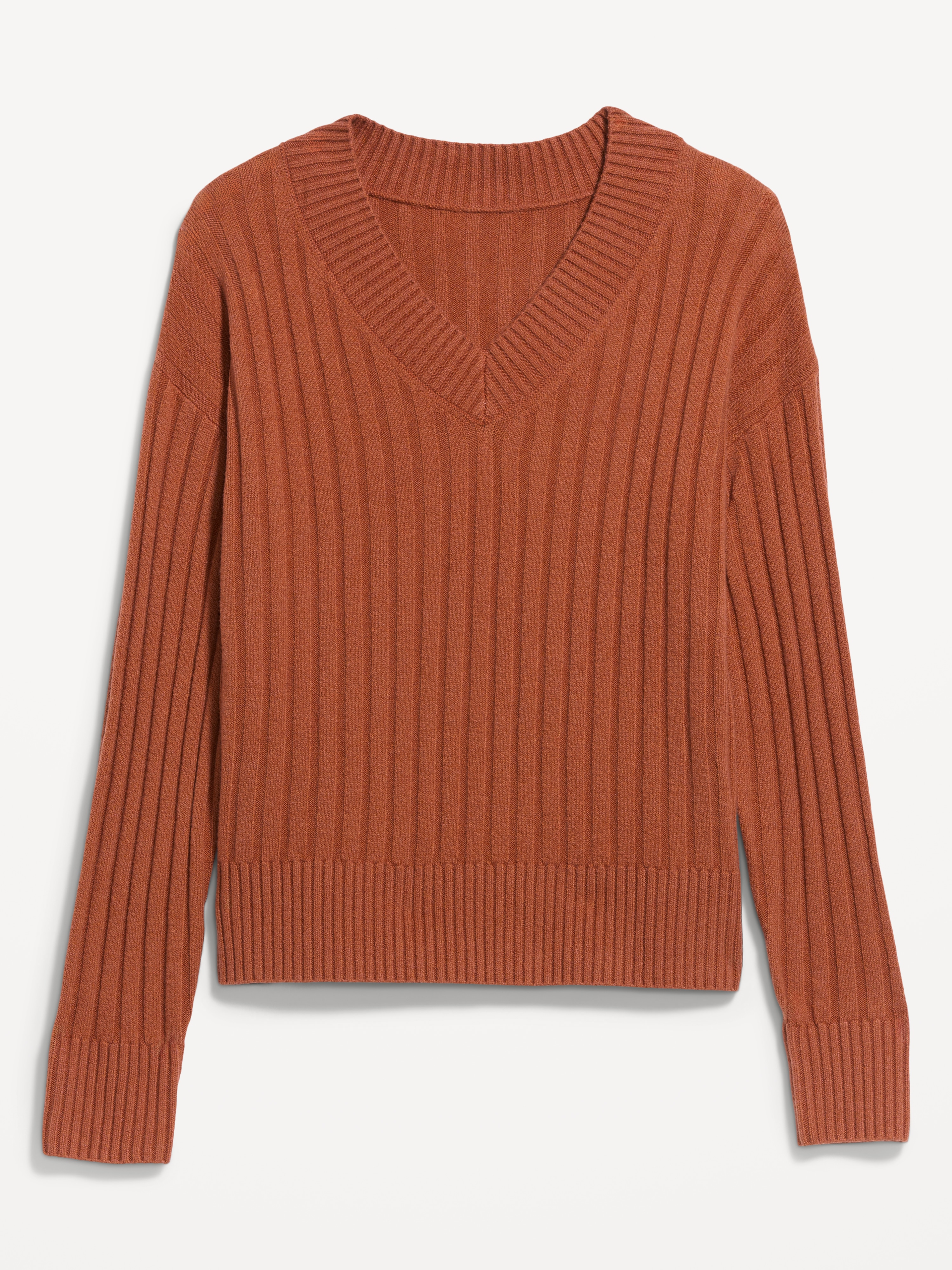 SoSoft V-Neck Sweater - Apple Cinnamon - 4