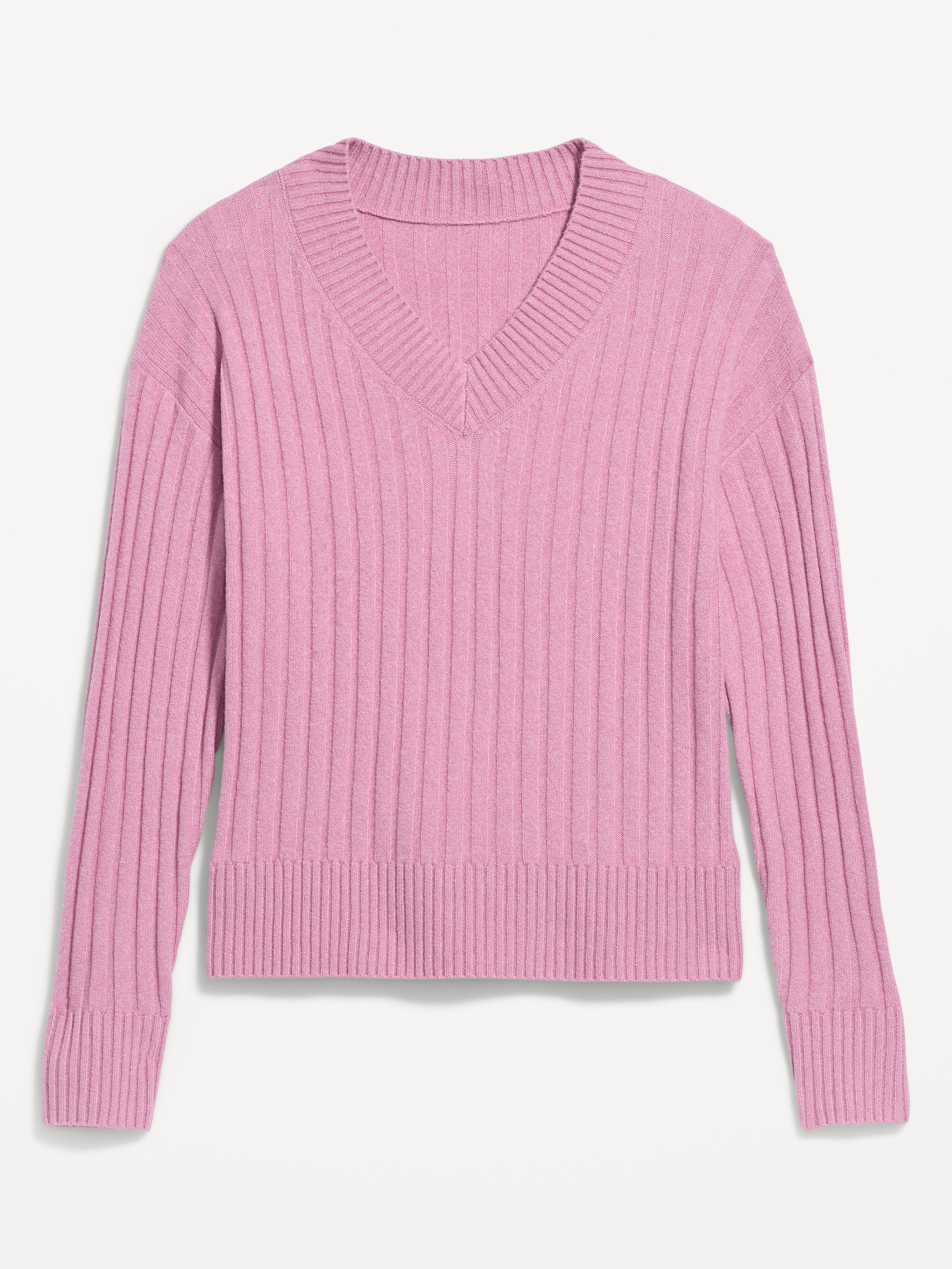 SoSoft V-Neck Sweater - Rose Dawn - 4