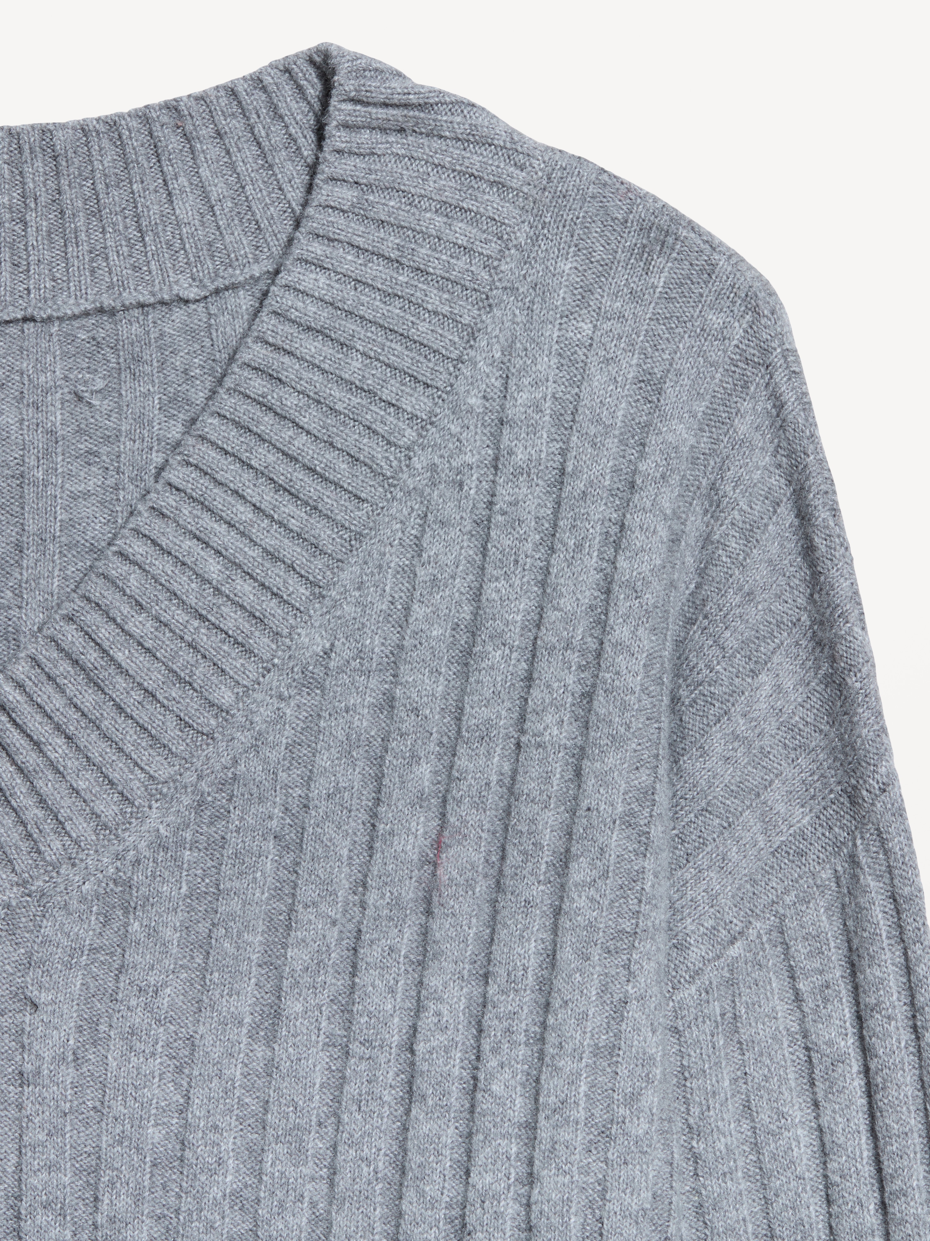 SoSoft V-Neck Sweater - Heather Gray - 5