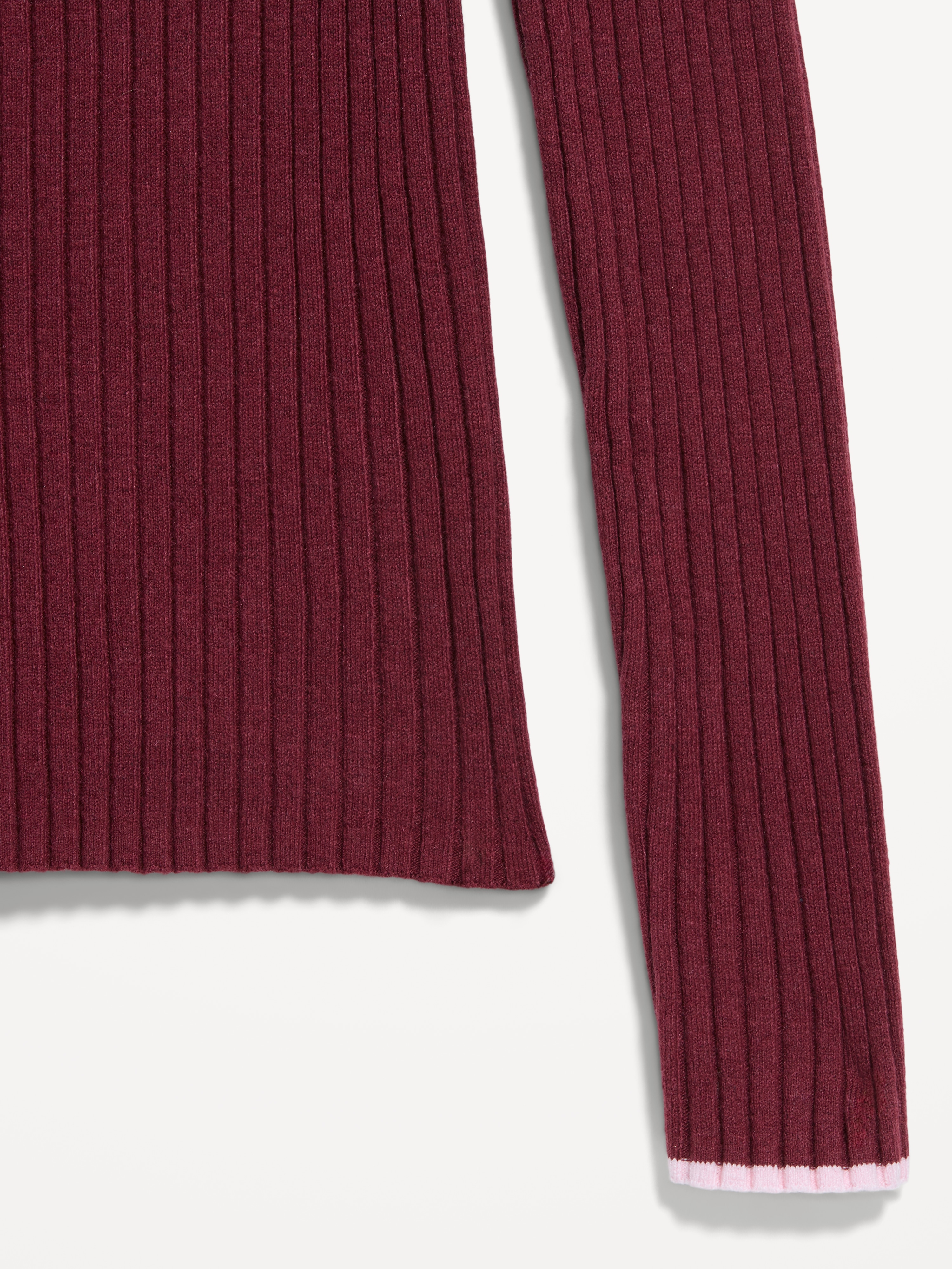Long-Sleeve Half-Zip Top - Red Lacquer - 6