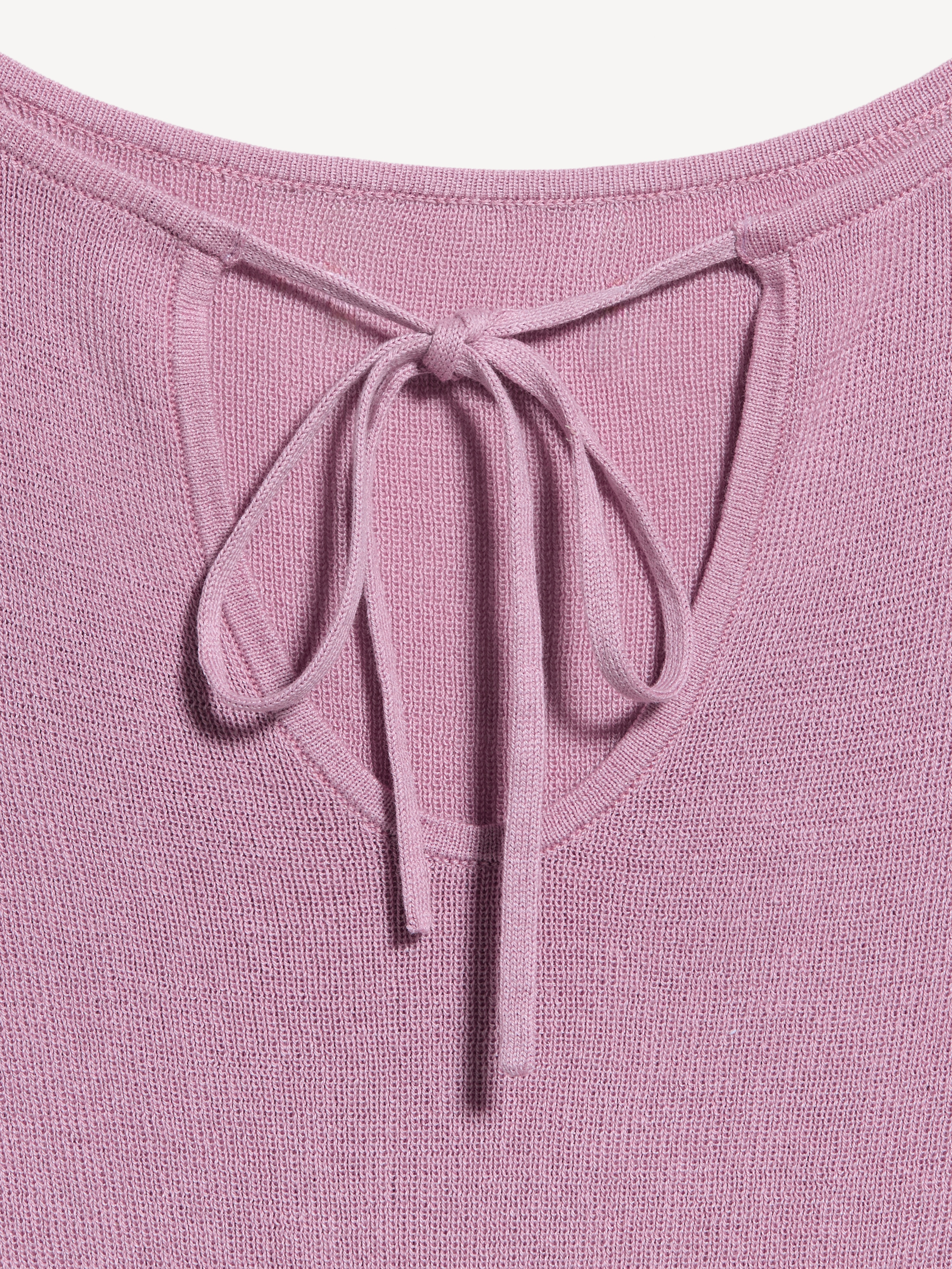 Bell-Sleeve Keyhole Top - Rose Dawn - 5