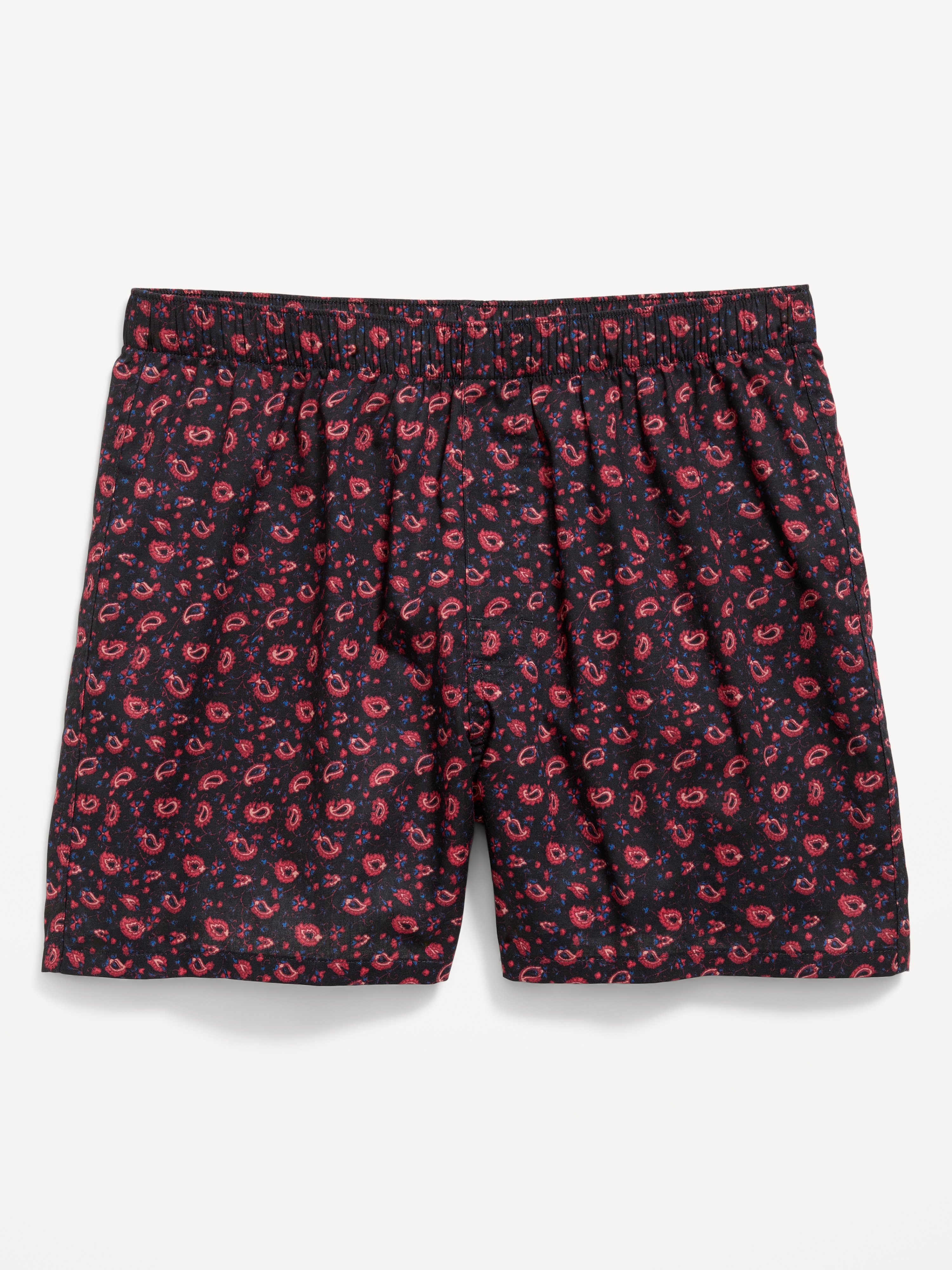 Soft-Washed Boxer Shorts -- 3.75-inch - Paisley - 1