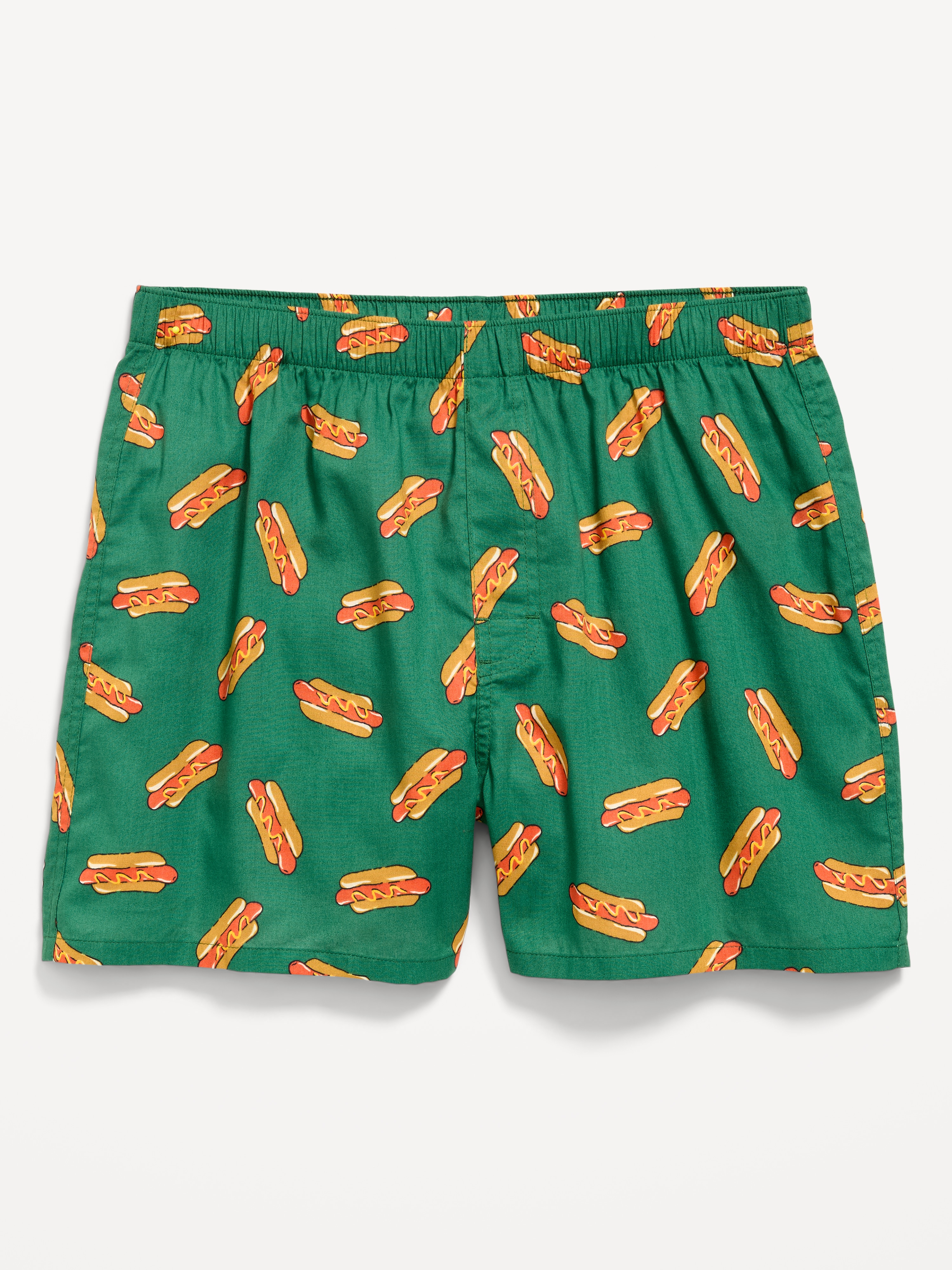 Soft-Washed Boxer Shorts -- 3.75-inch - Hot Dog - 1