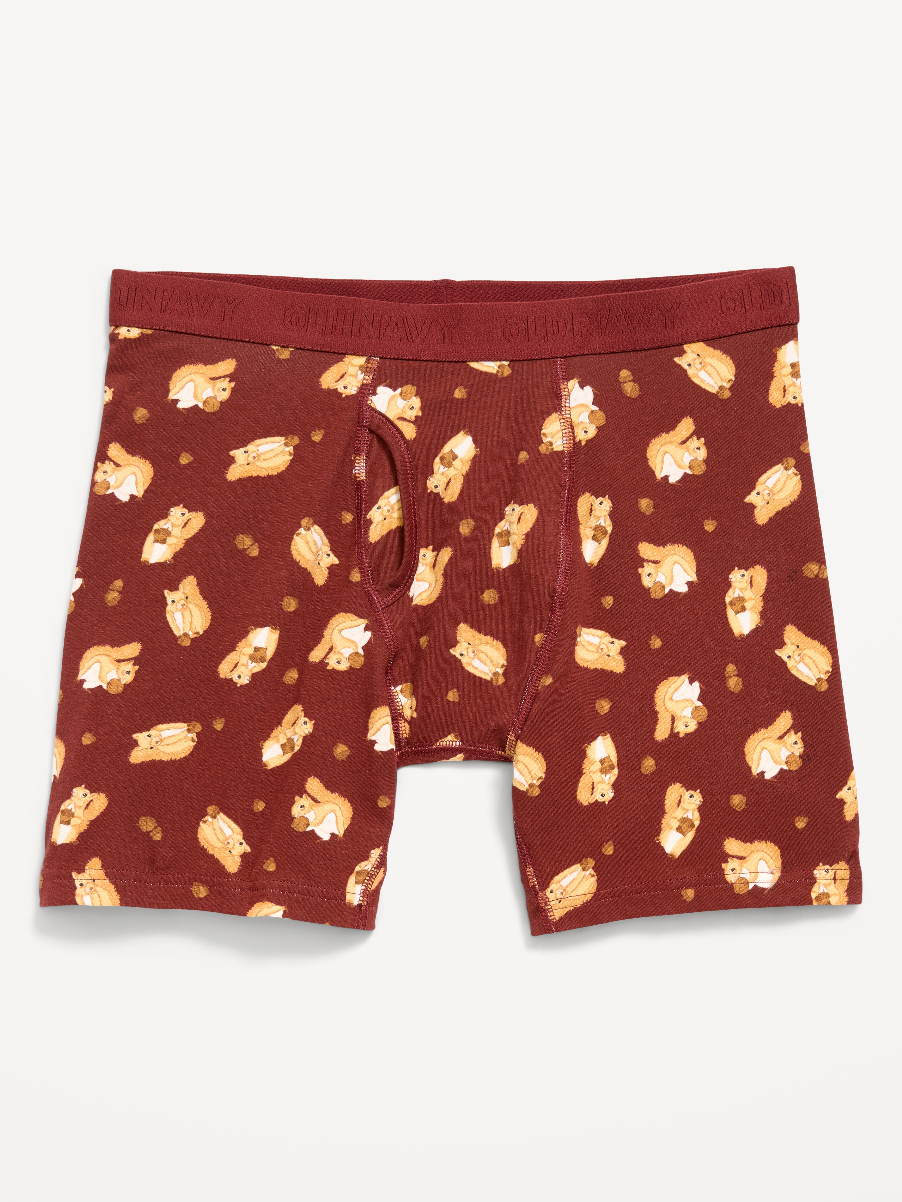 Soft-Washed Boxer Briefs -- 6.25-inch inseam - Squirrel - 1