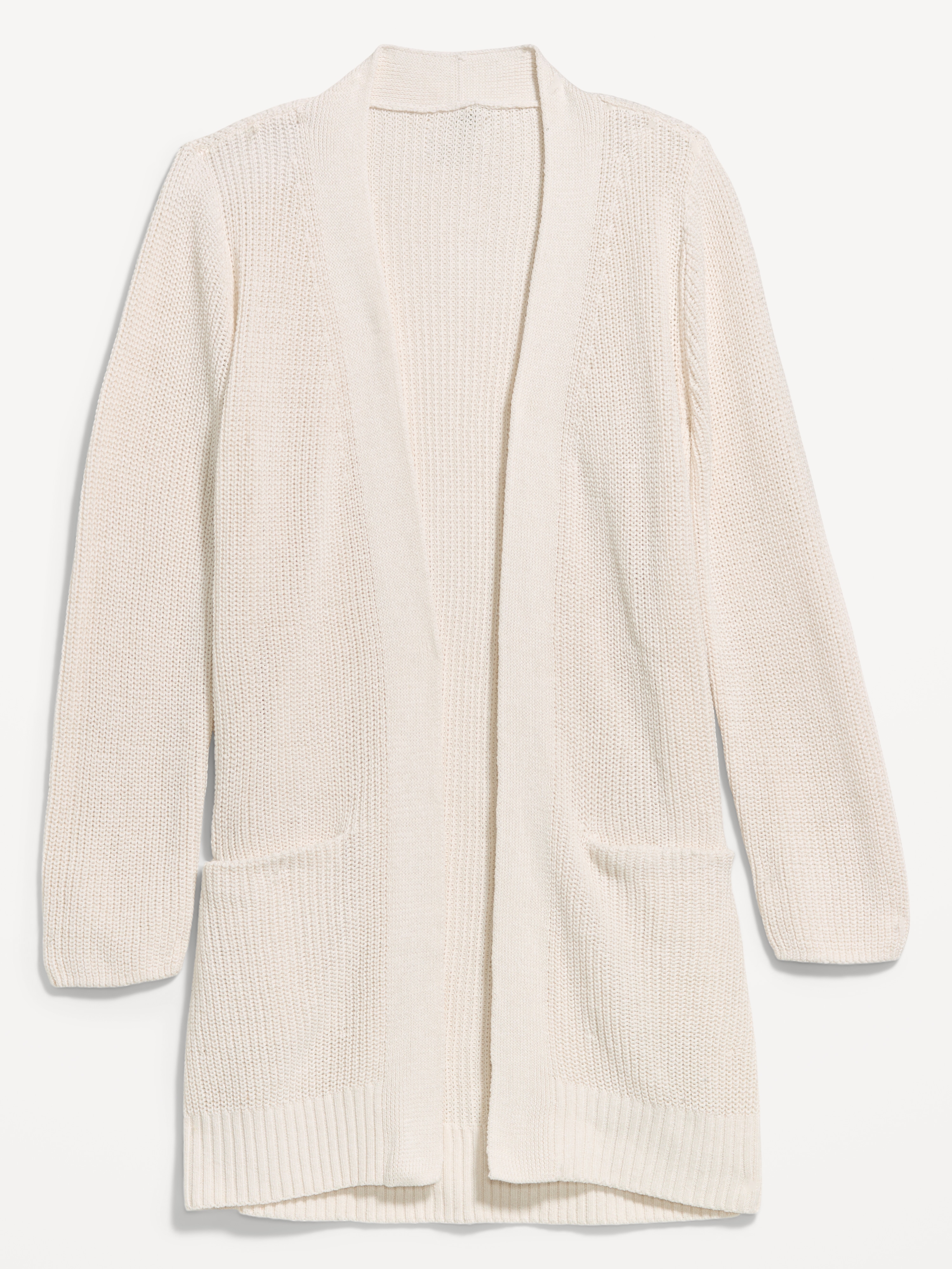 Longline Open-Front Wrap - Howlite - 4