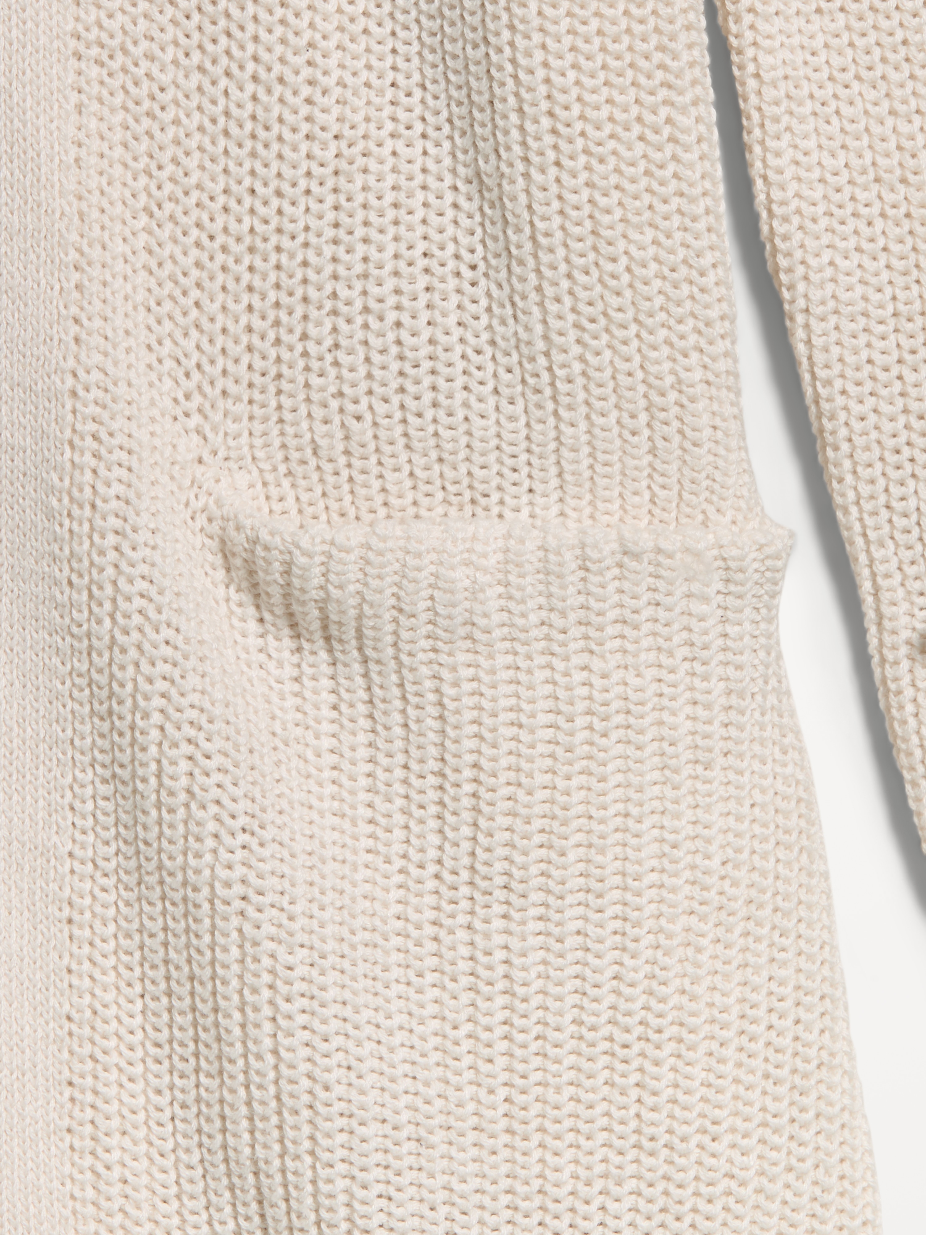 Longline Open-Front Wrap - Howlite - 5