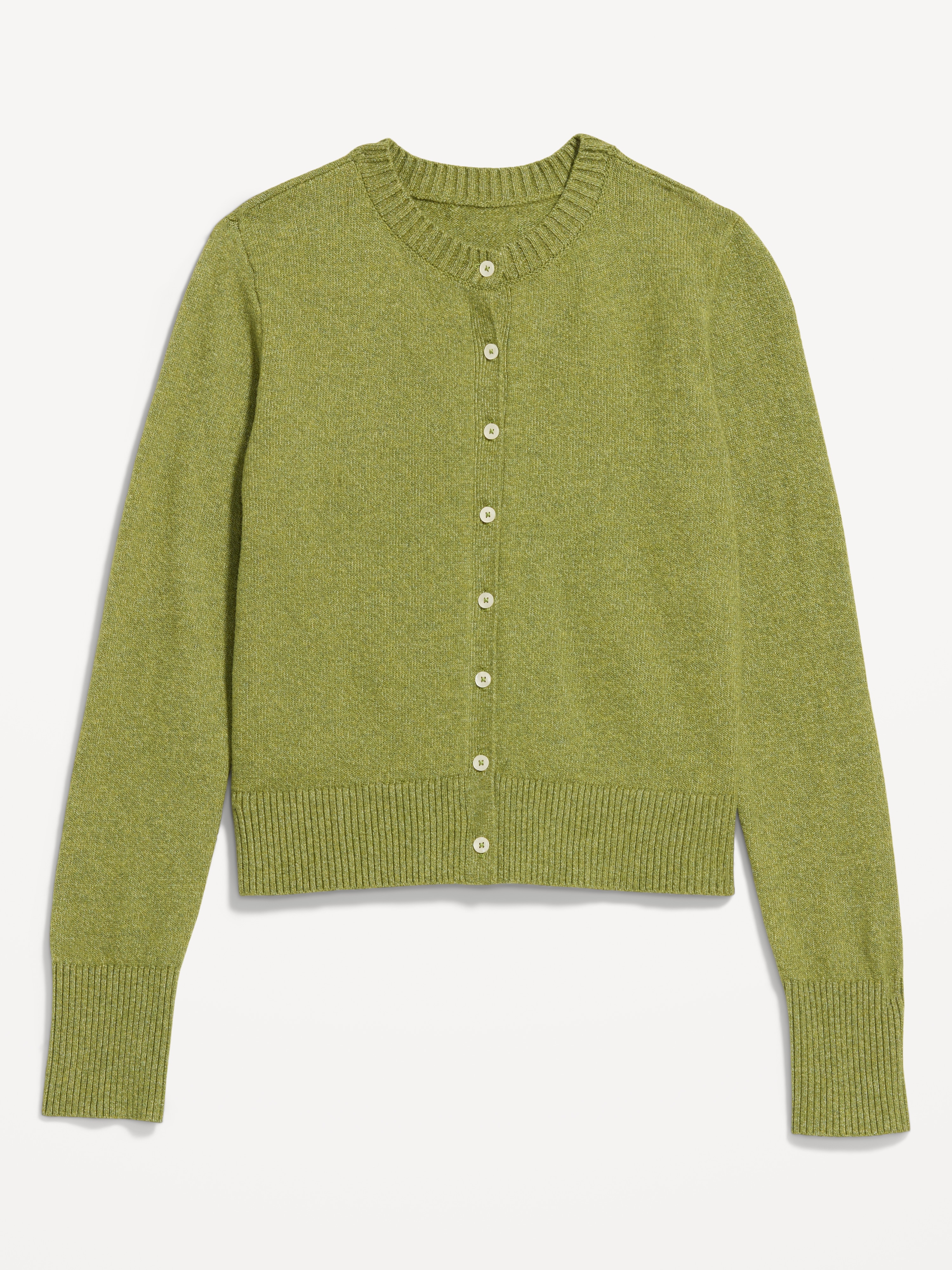 SoSoft Cropped Crew-Neck Cardigan - Alpine Tundra - 4