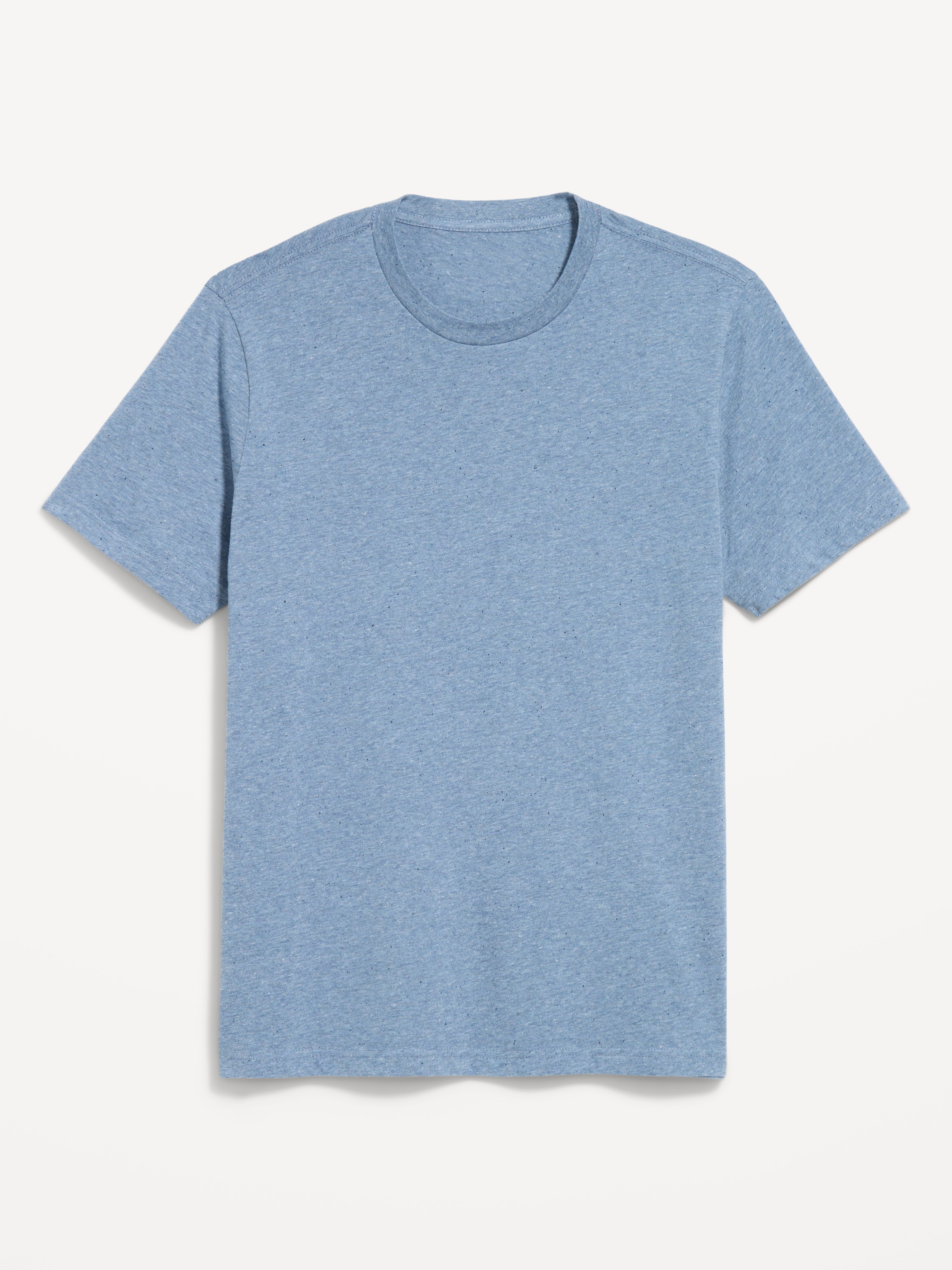 Soft-Washed Crew-Neck Short-Sleeve Tee - Neptune Blue - 3