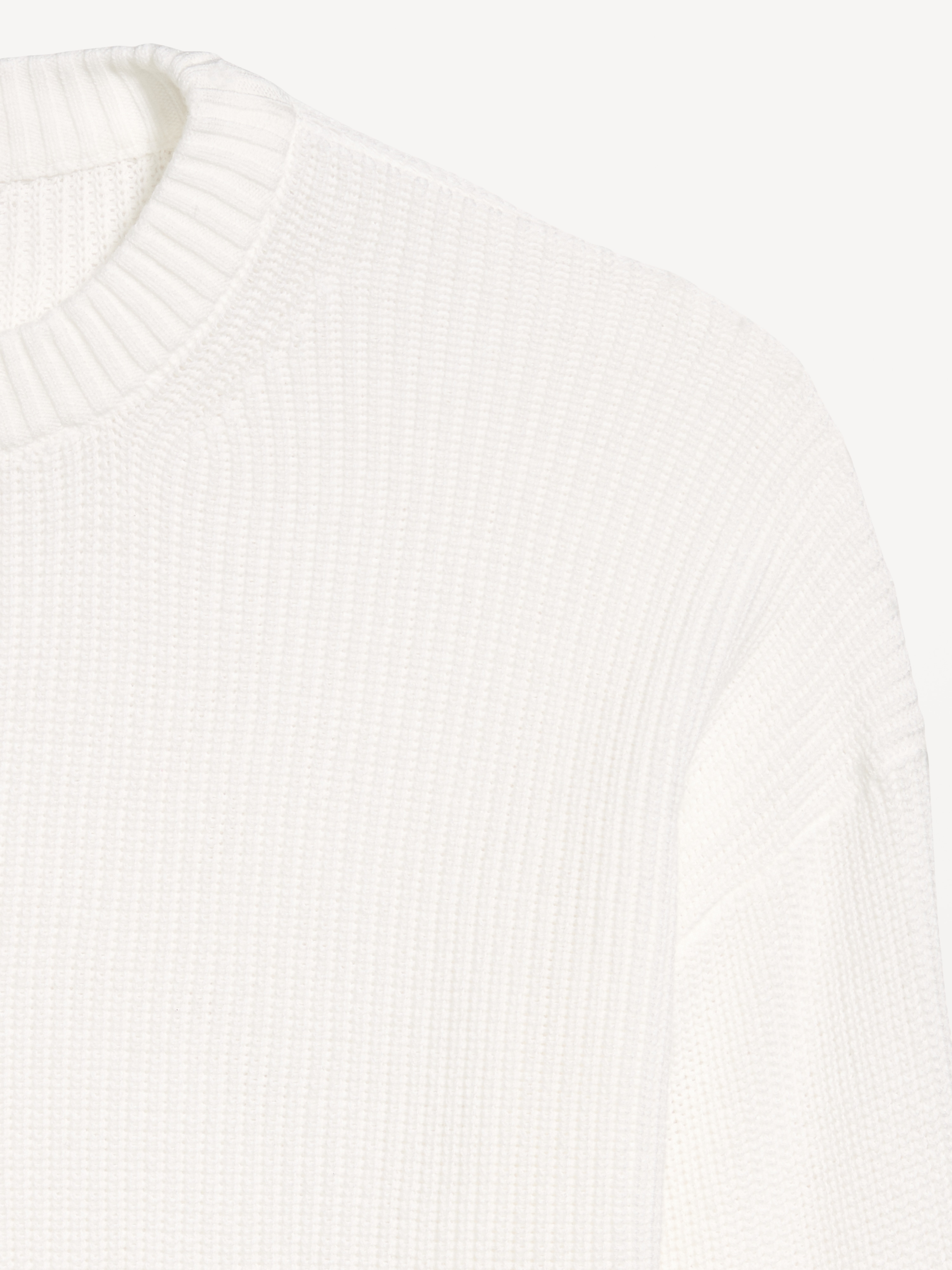 Seaside Cotton Shaker Oversized Tunic Sweater - Sea Salt - 5