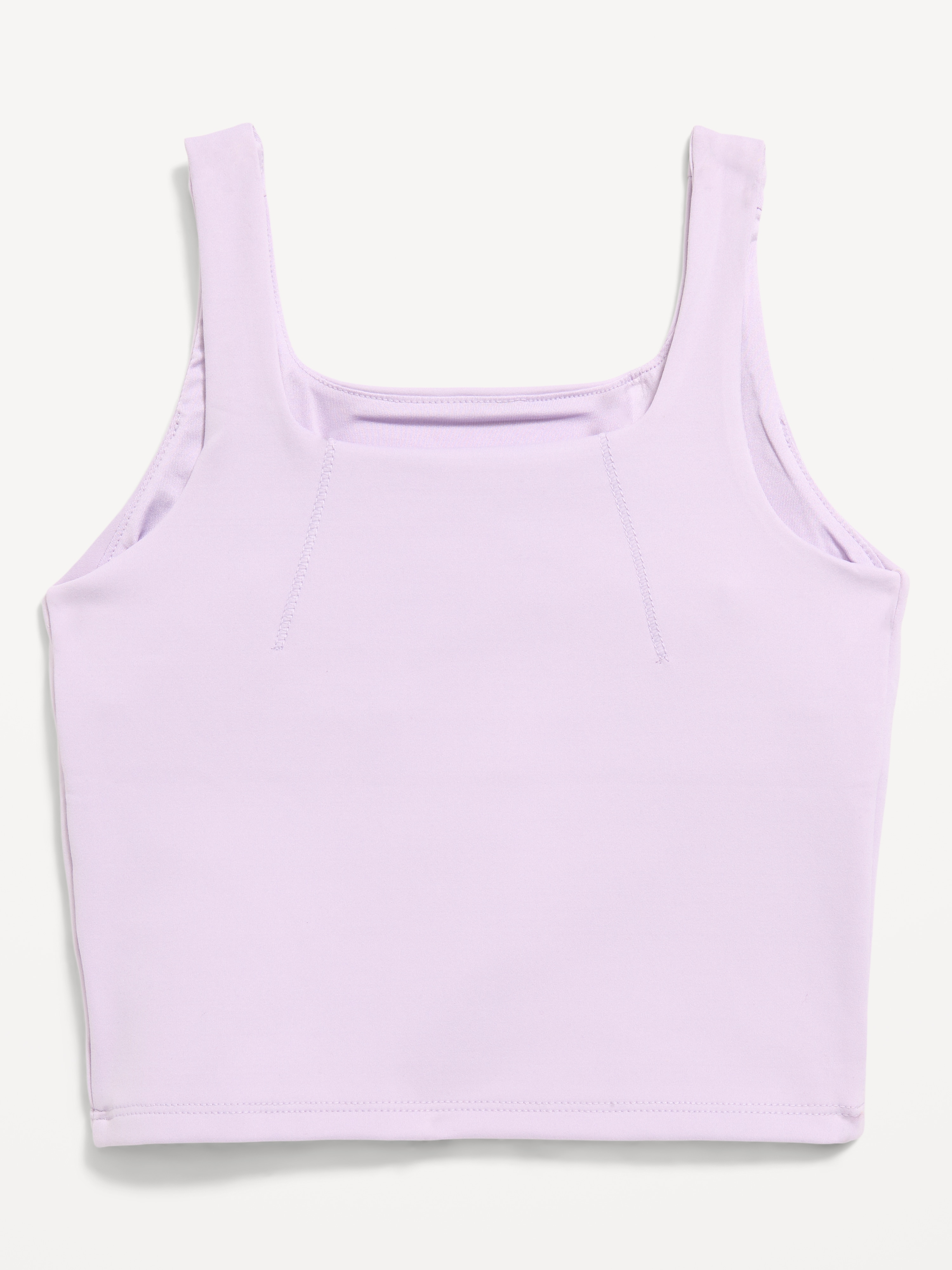 StudioSmooth Longline Sports Bra for Girls - Dusky Lavender - 4