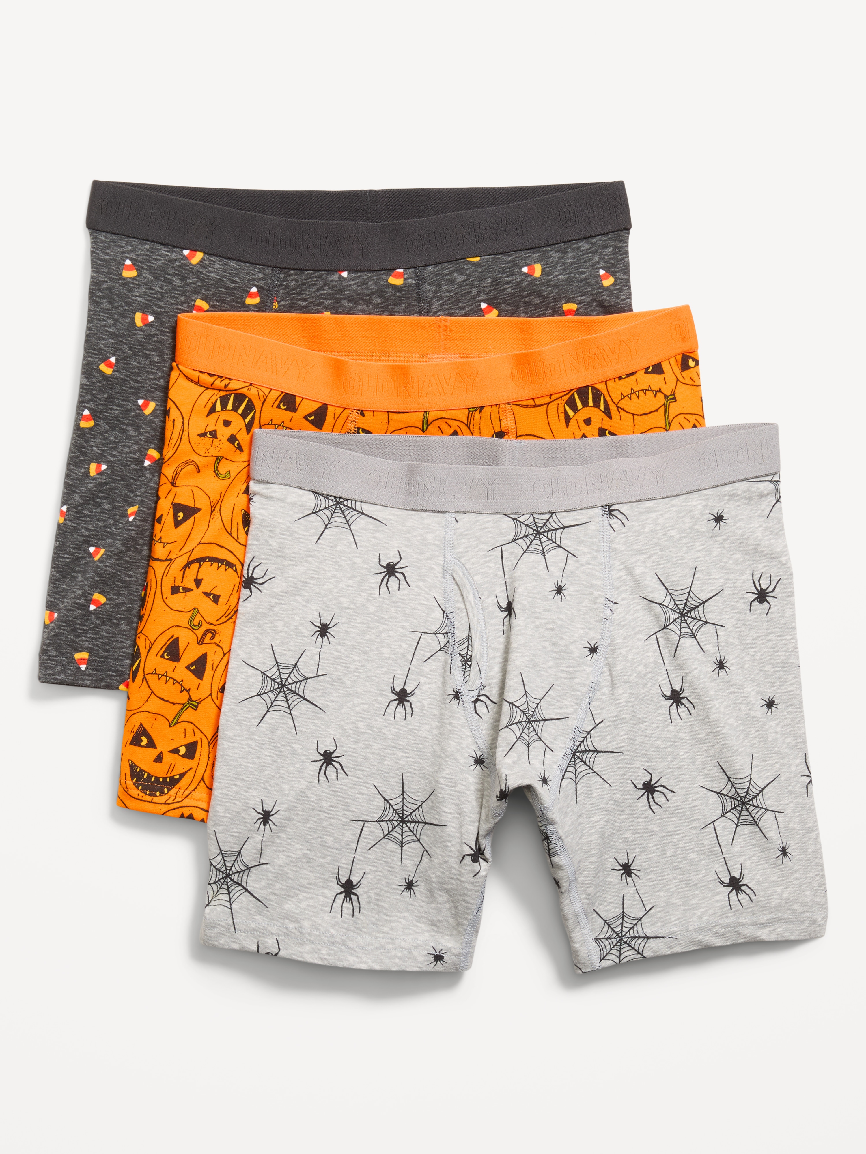 3-Pack Soft-Washed Boxer Briefs -- 6.25-inch inseam - Halloween - 1