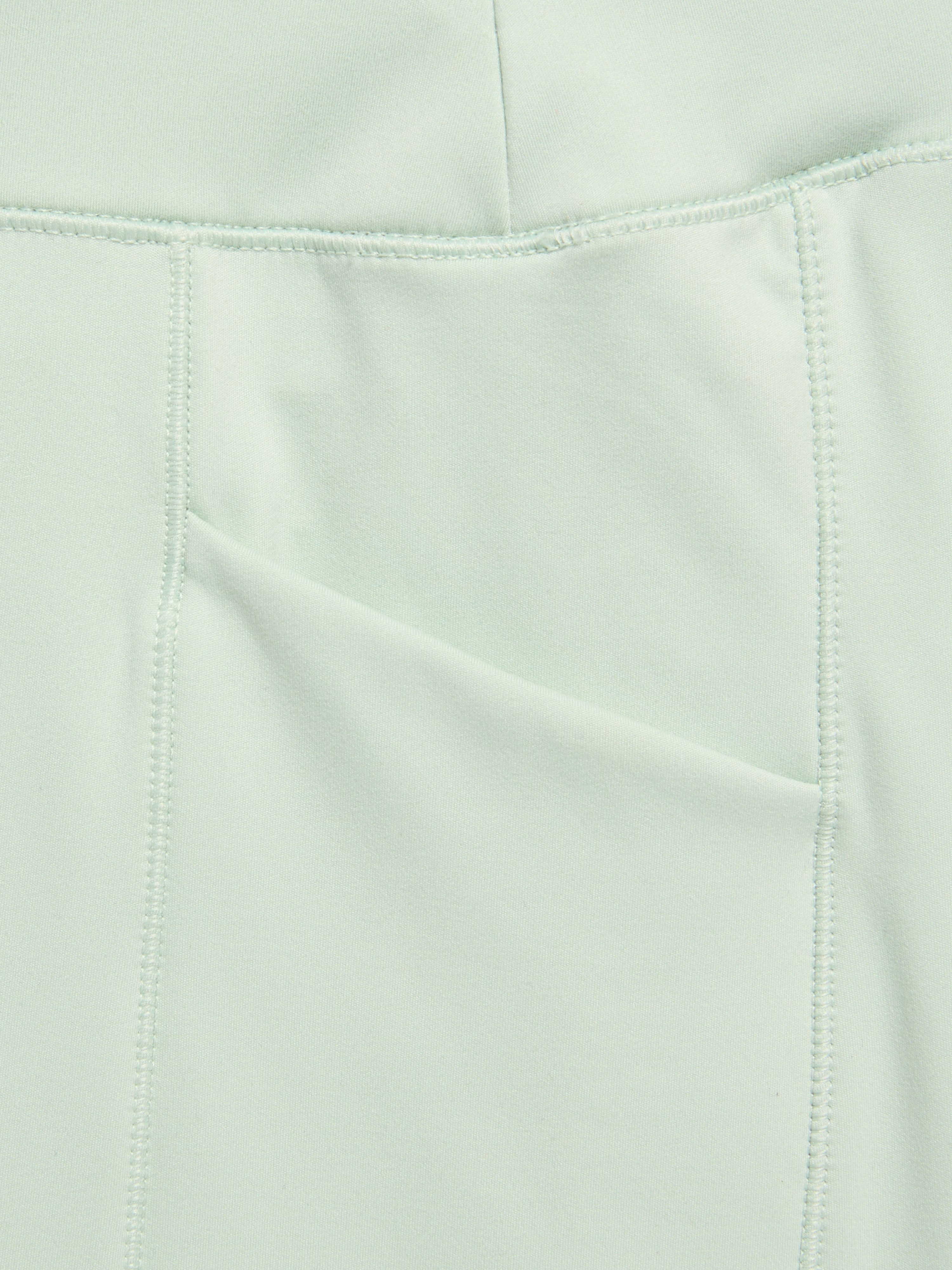 High-Waisted StudioSmooth 7/8 Leggings for Girls - Soft Aloe - 5