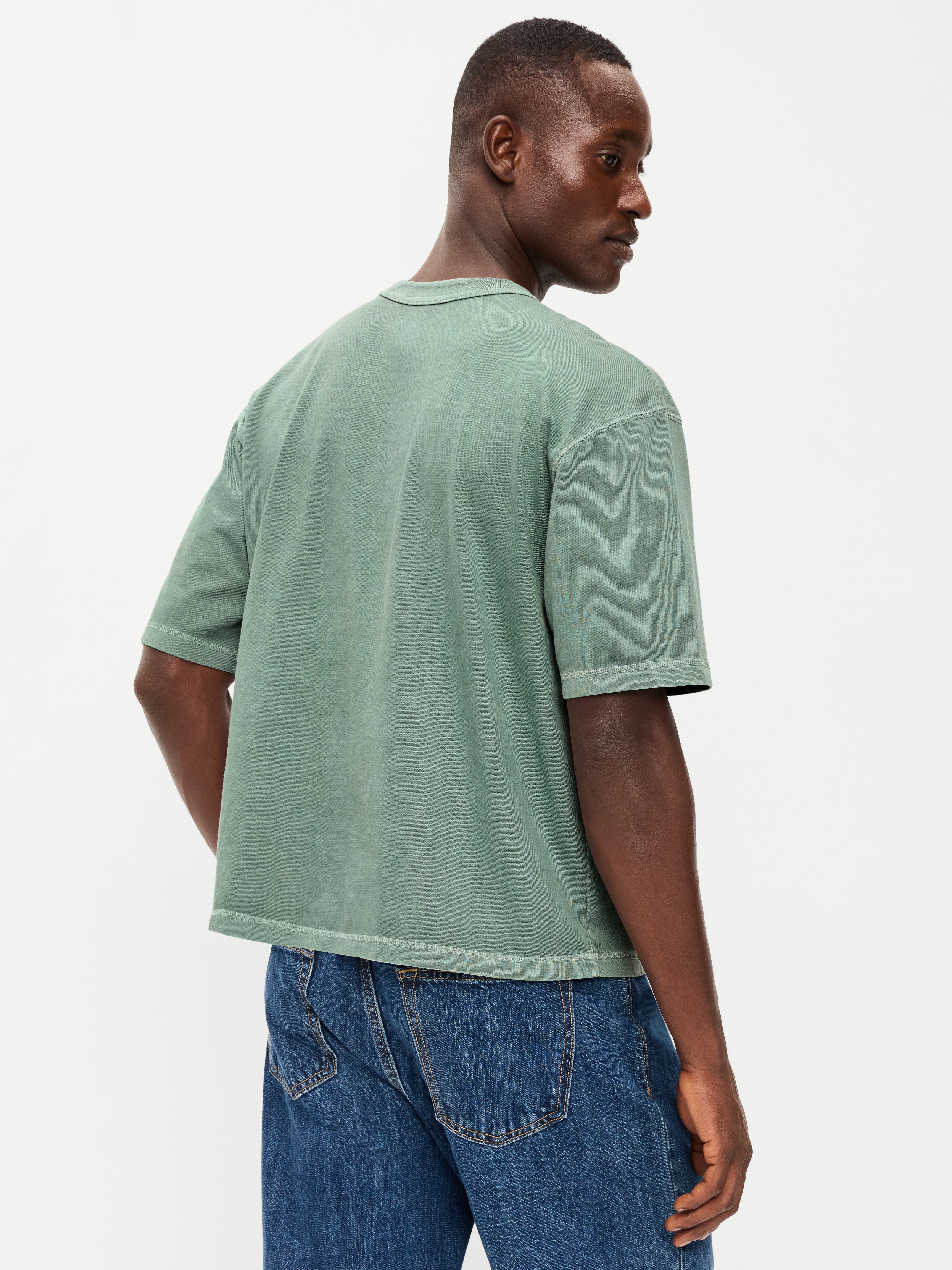Garment-Dyed Heavyweight Cropped T-Shirt - Lakeshore - 2