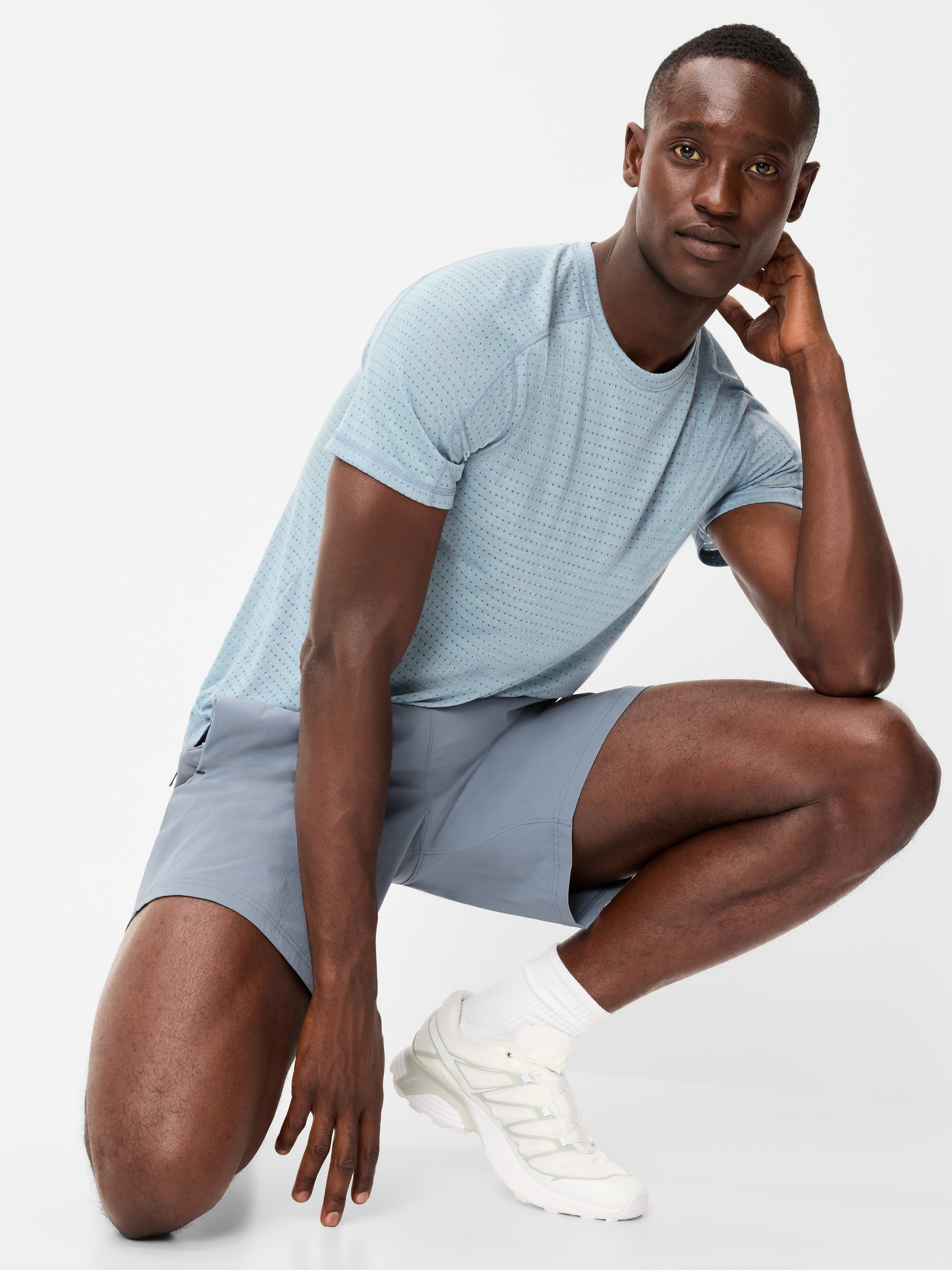Relaxed Mesh T-Shirt - Rain Harbor - 3