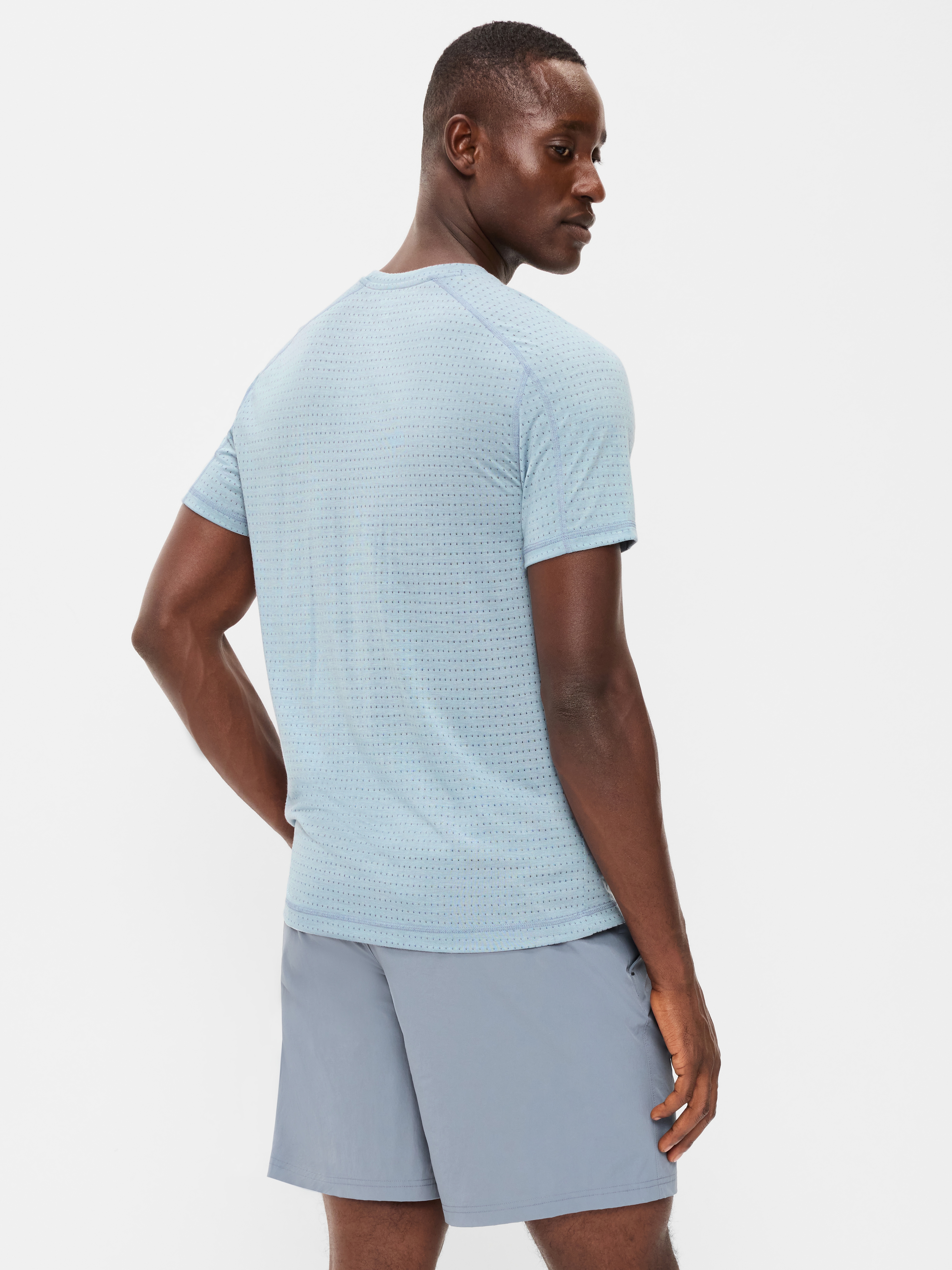 Relaxed Mesh T-Shirt - Rain Harbor - 2