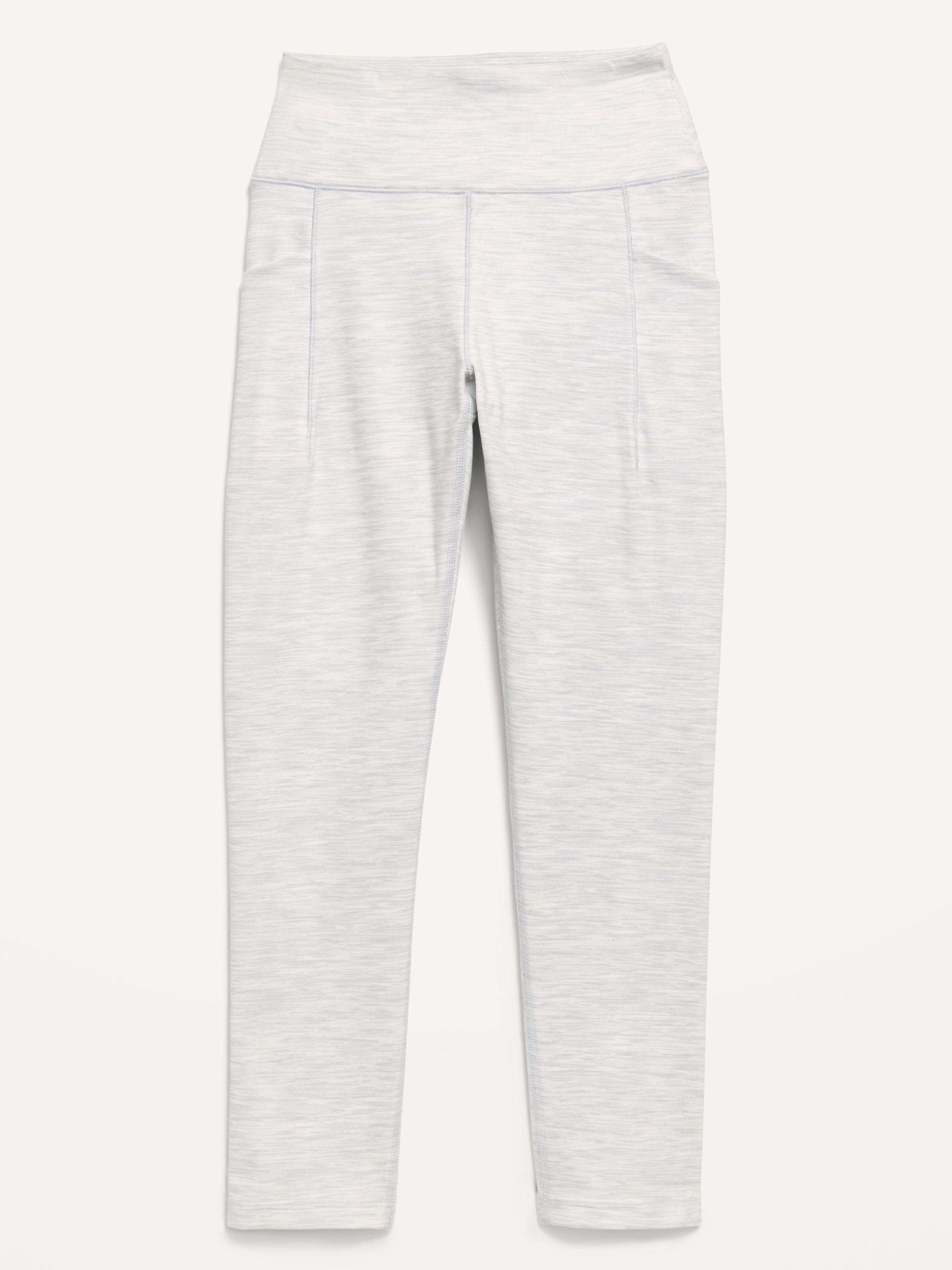 High-Waisted StudioSmooth 7/8 Leggings for Girls - Gray - 4